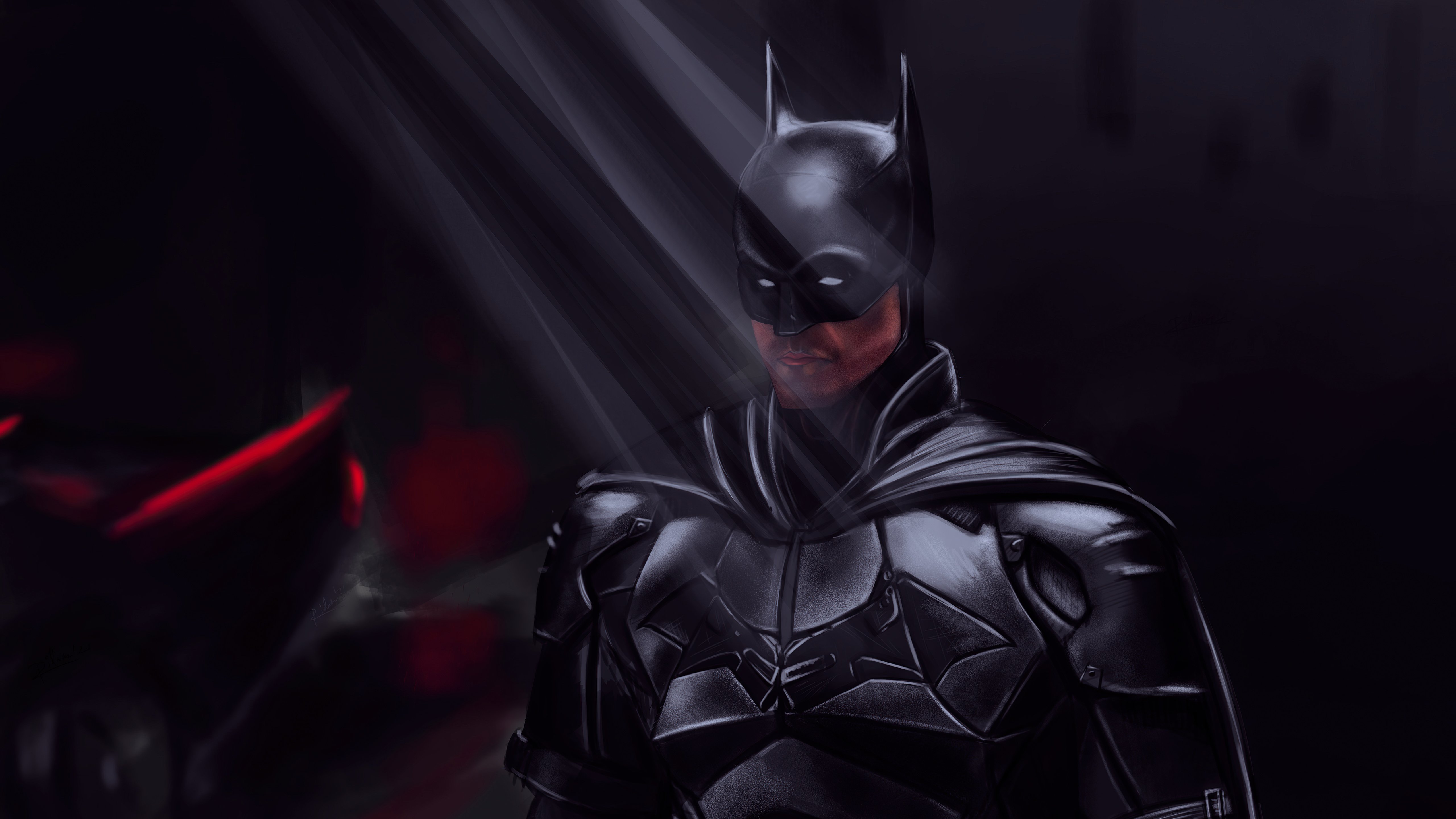 Wallpaper Batman in the dark
