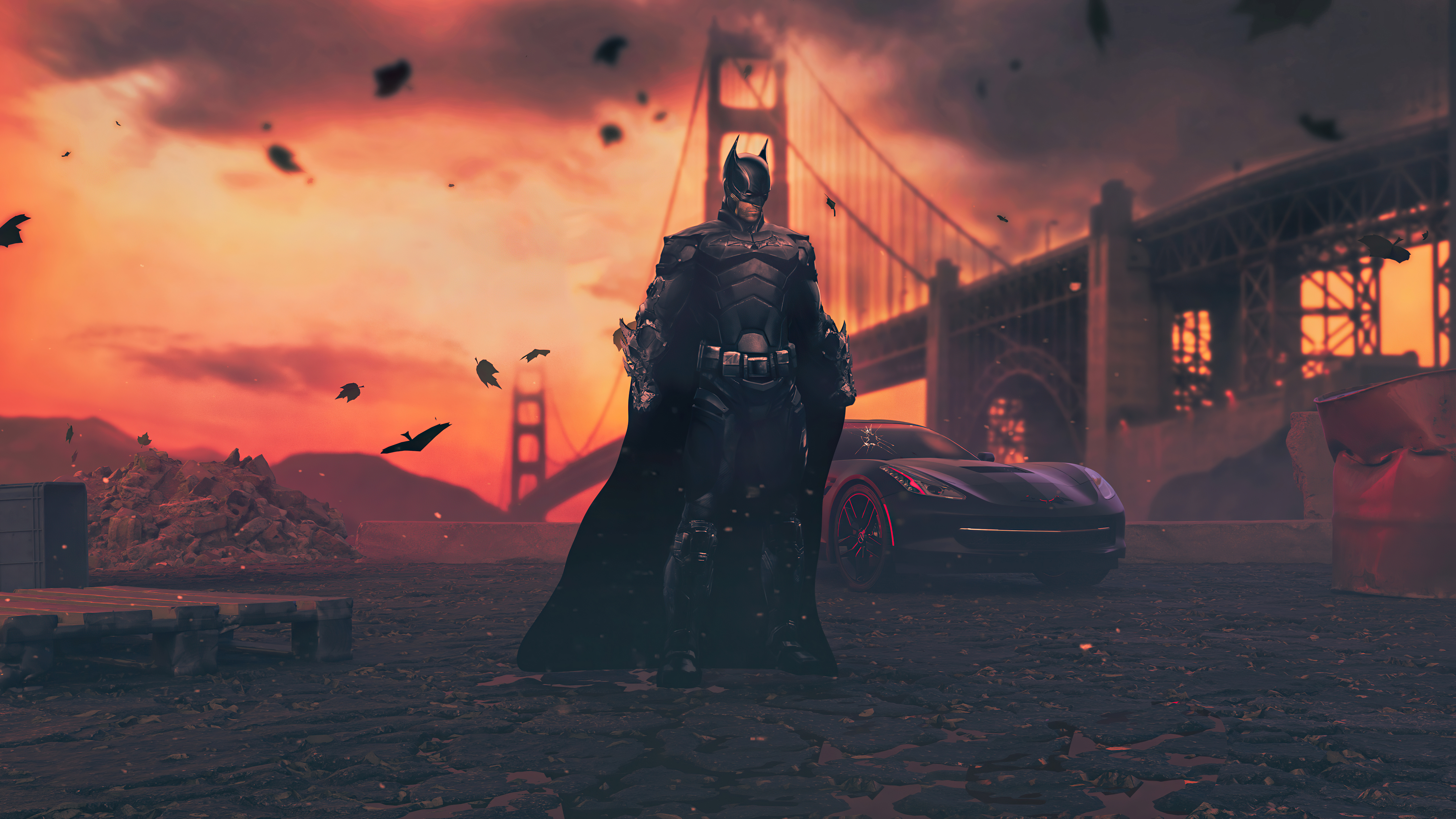 Wallpaper Batman Legend of the dark knight