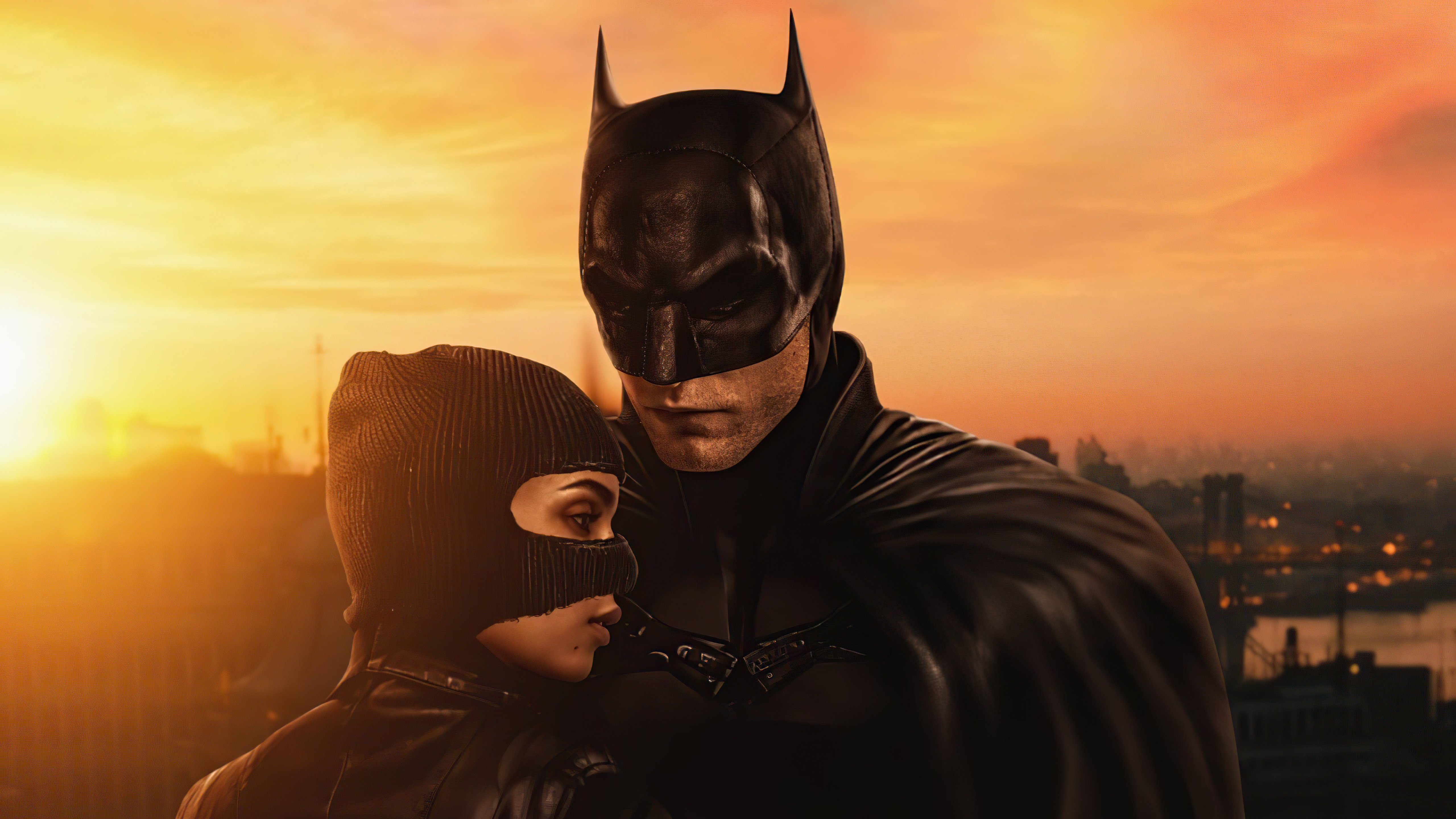 Wallpaper Batman and Catwoman