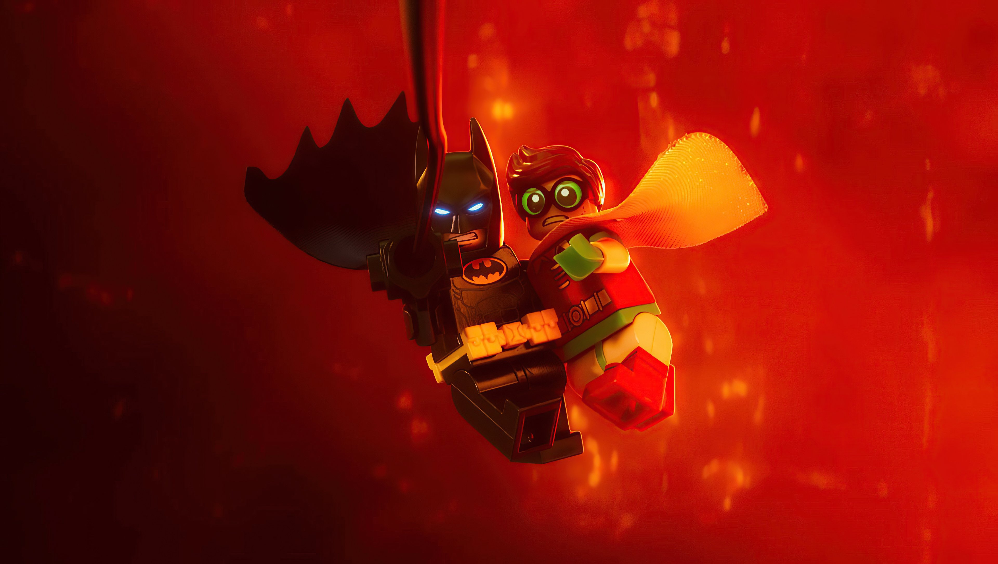 Wallpaper Batman and Robin Lego style