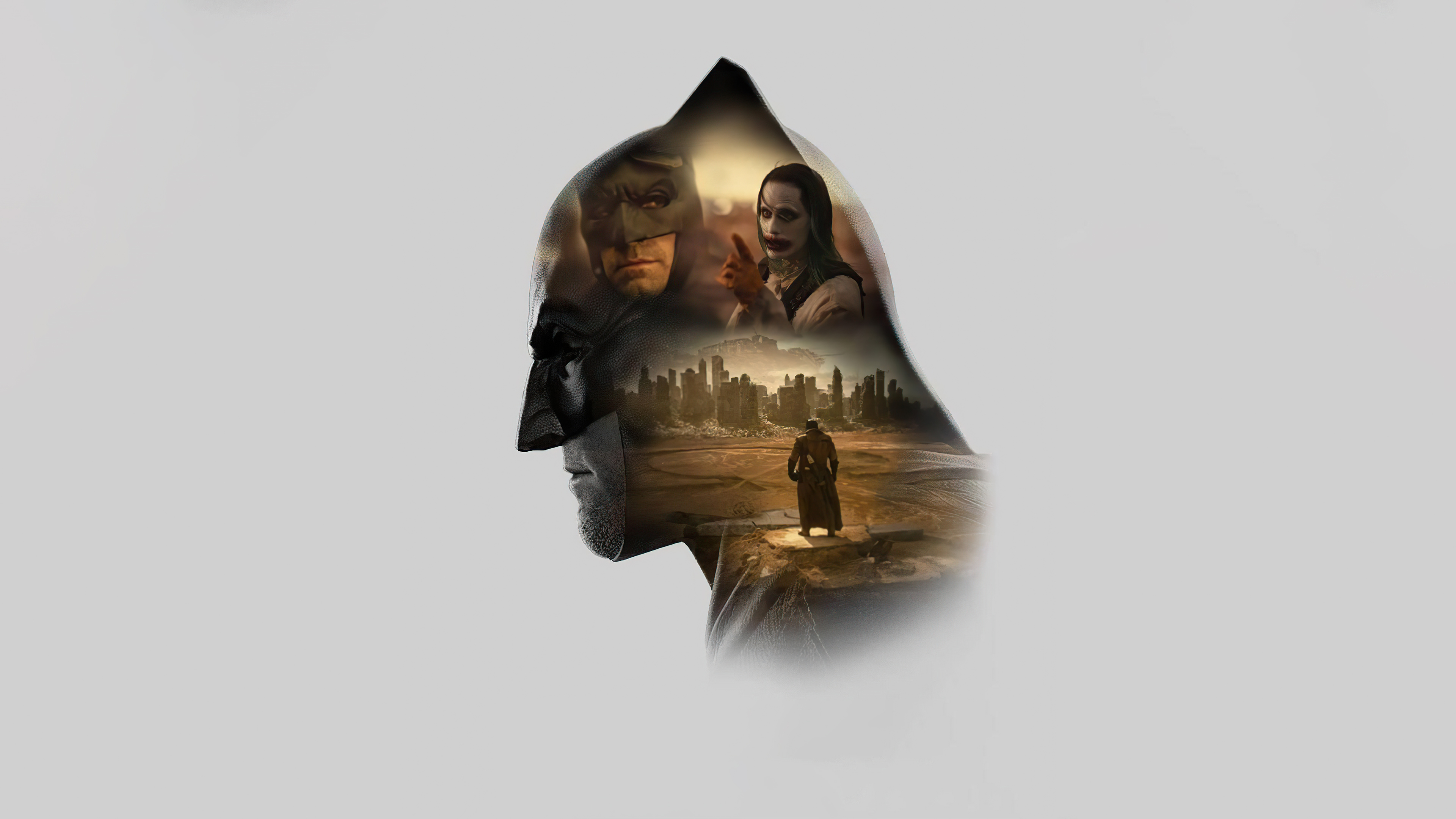 Fondos de pantalla Ben Affleck as Batman Zack Snyder's Justice League Minimalist