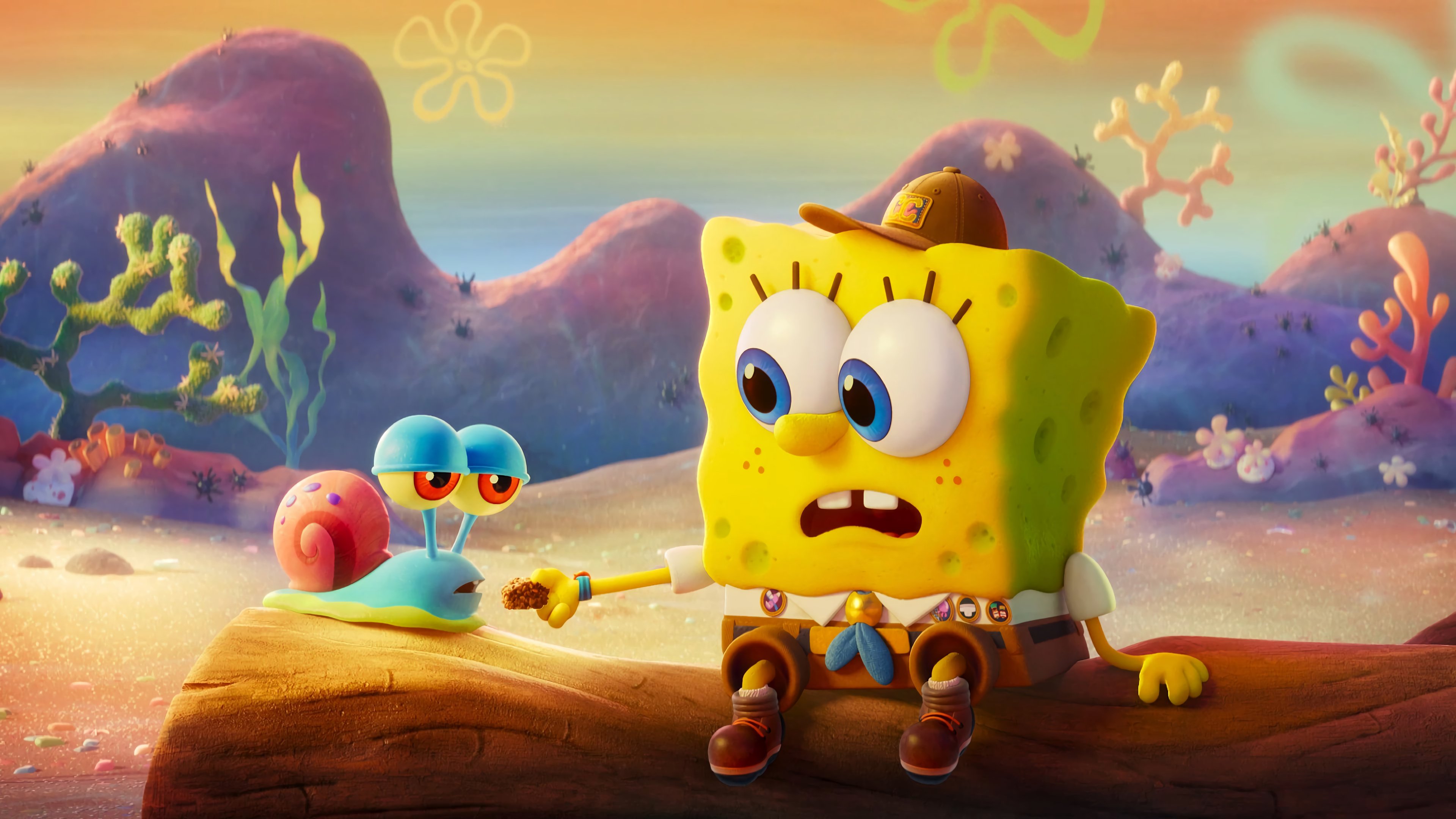 Wallpaper The SpongeBob Movie: Sponge on the Run