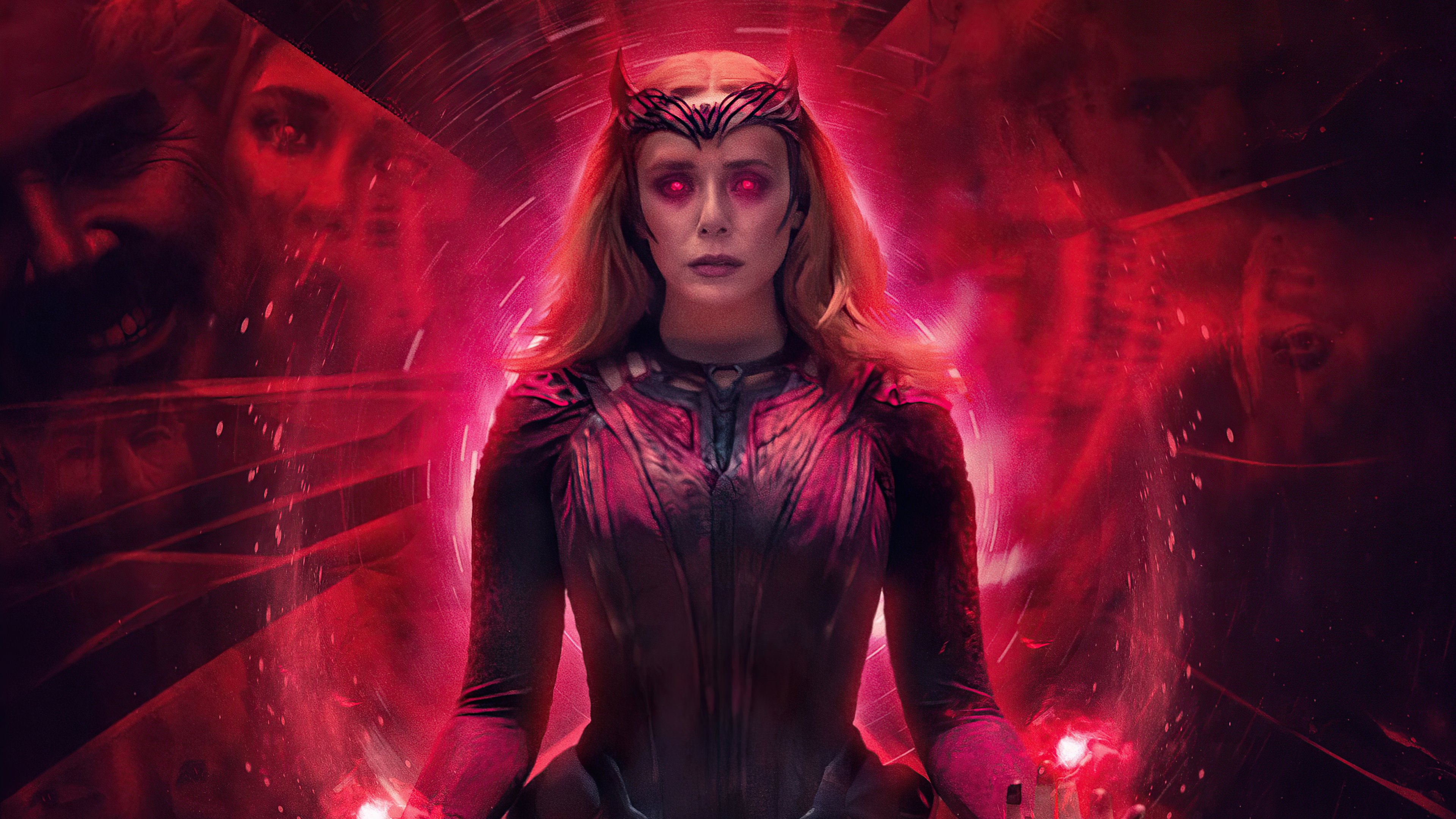 Wallpaper Scarlet Witch Doctor Strange Multiverse of madness