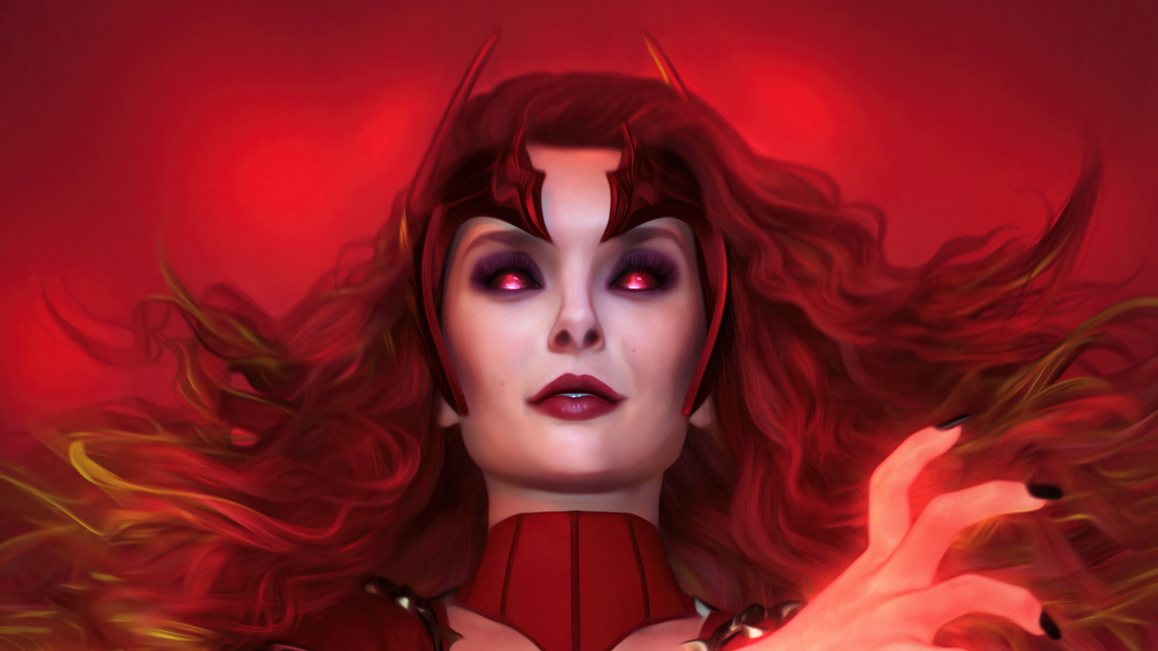 Wallpaper Scarlet Witch Fanmade