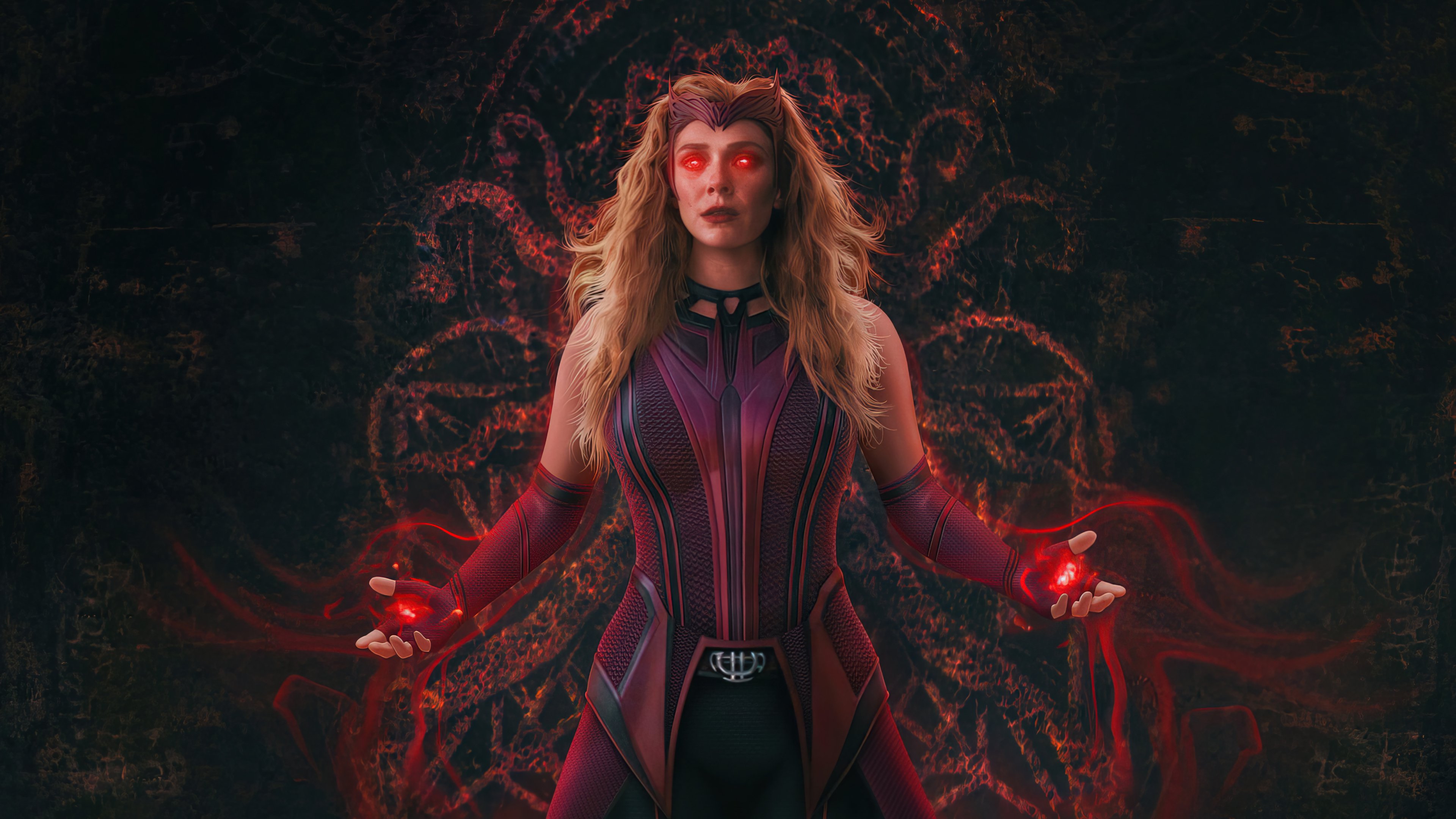 Wallpaper Scarlet Witch Wandavision 2021