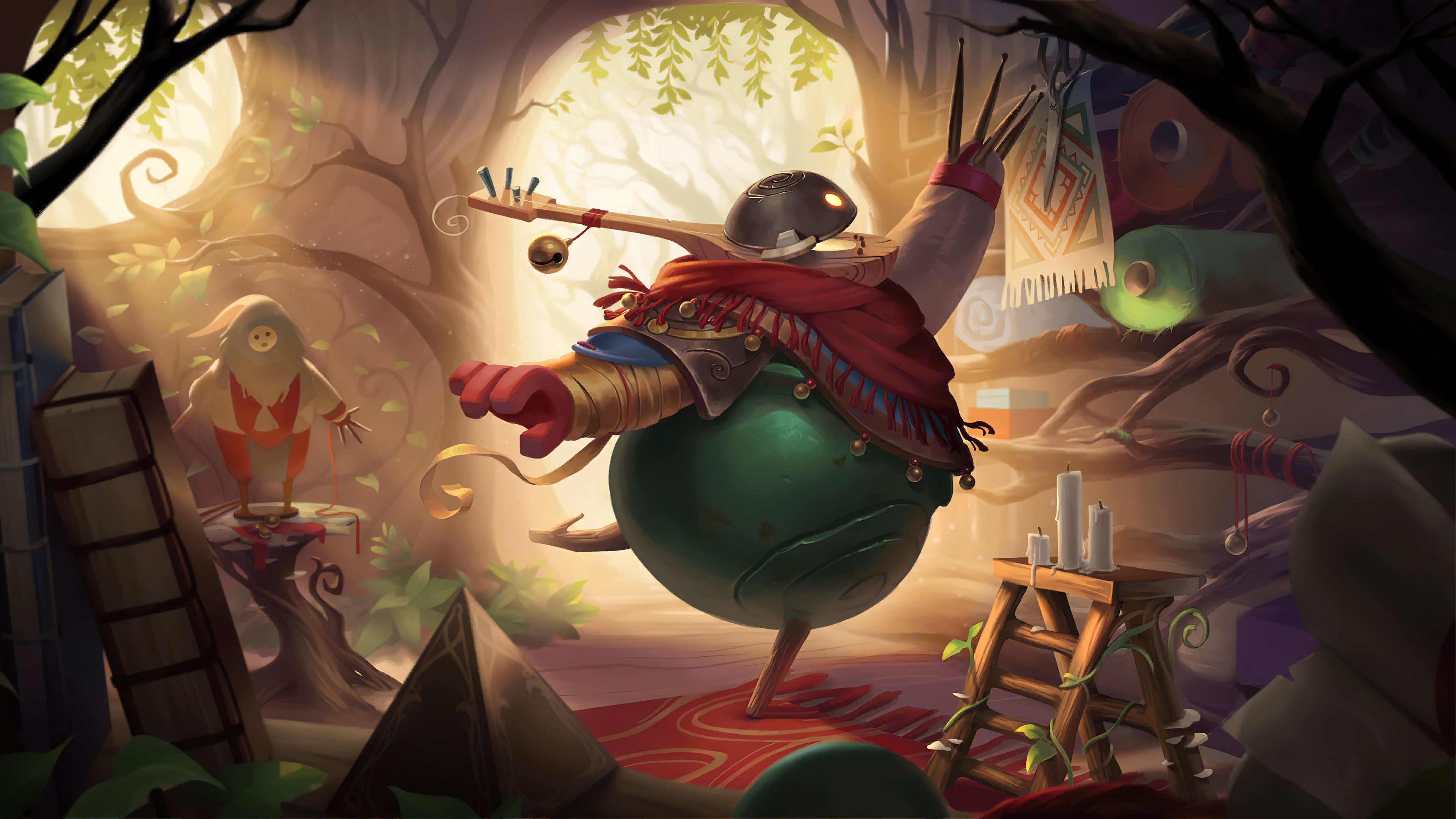 Fondos de pantalla Byrd The Bellringer Badle city Legends of Runeterra