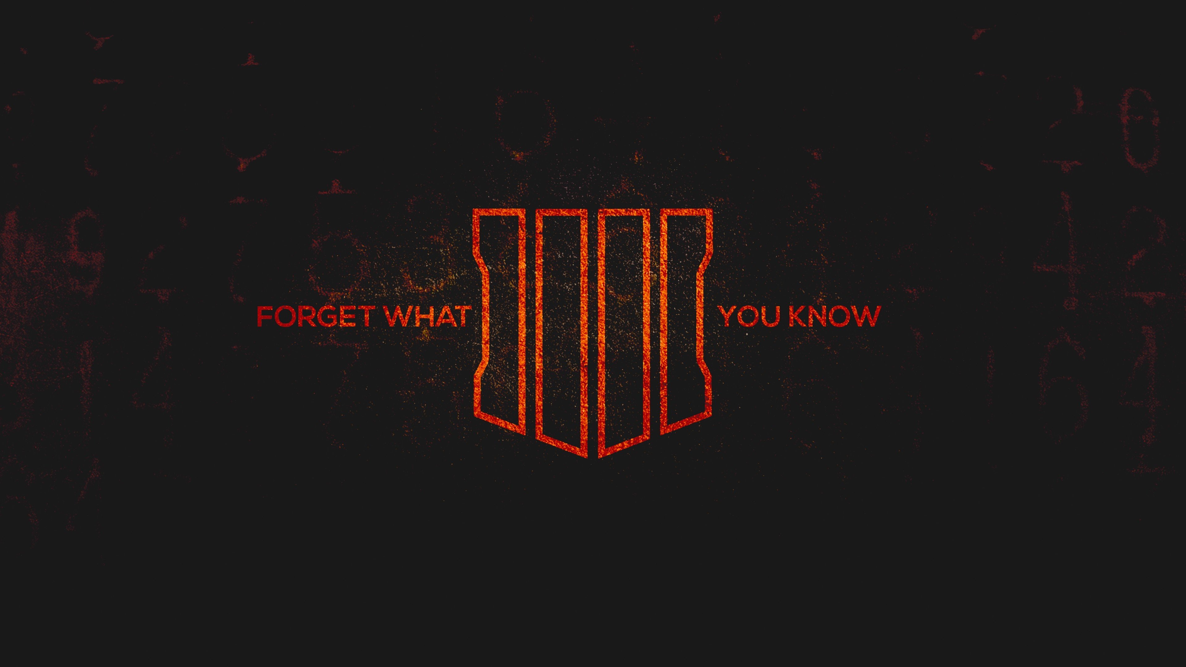 Wallpaper Call of Duty Black Ops 4 Forget What You Know