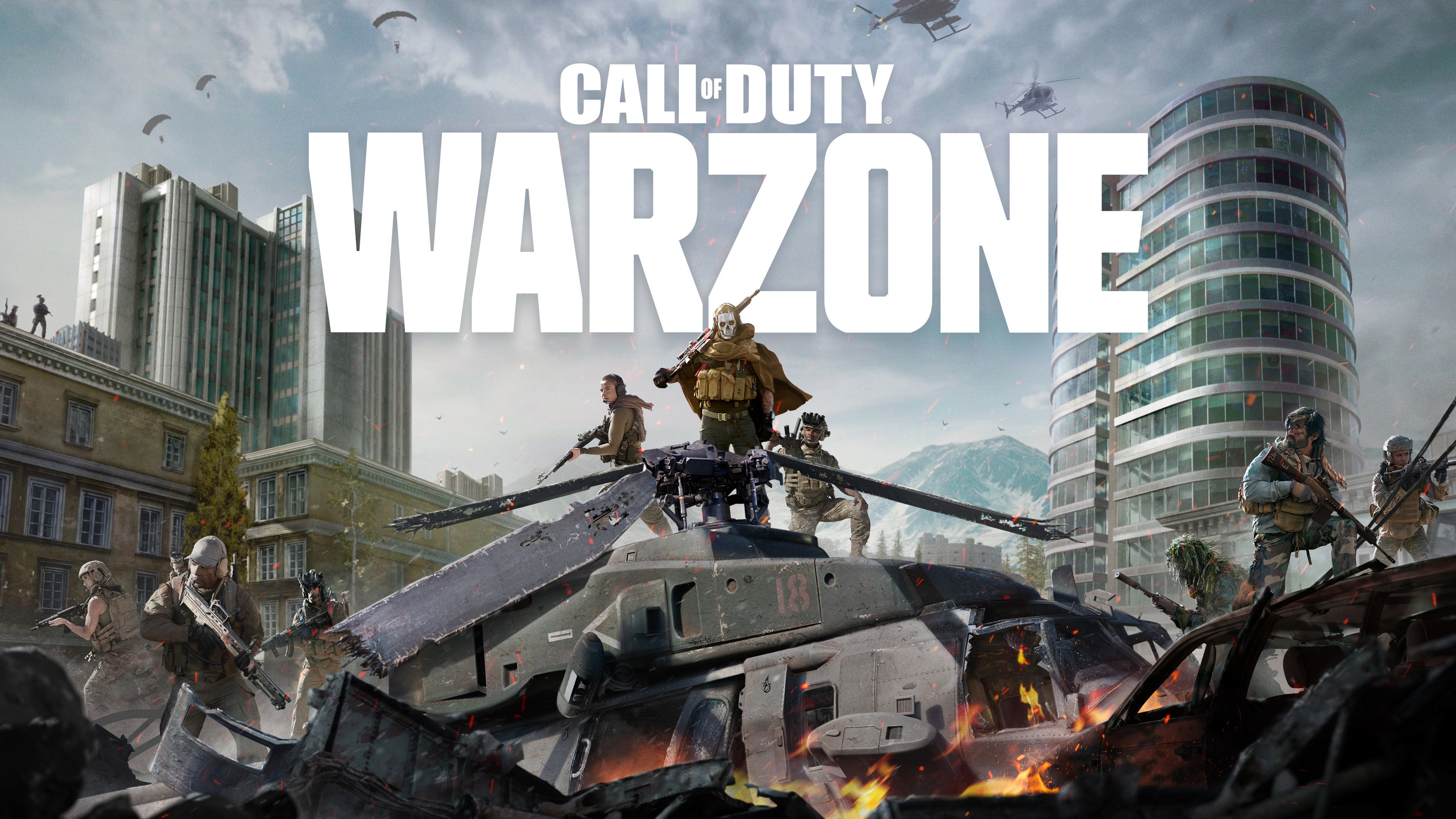 Wallpaper Call of Duty Warzone Logo Cover