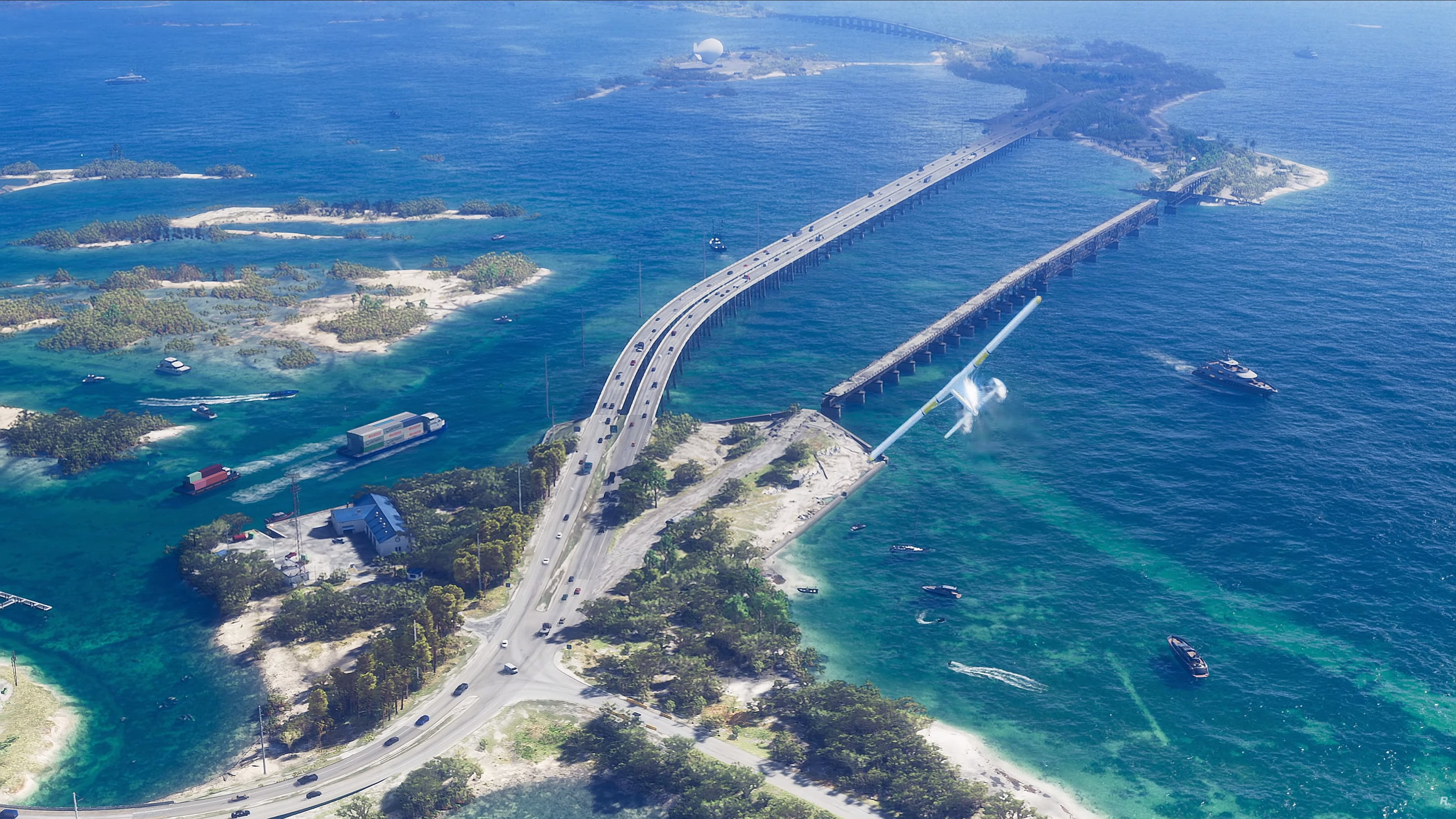Fondos de pantalla Roads crossing to sea GTA 6