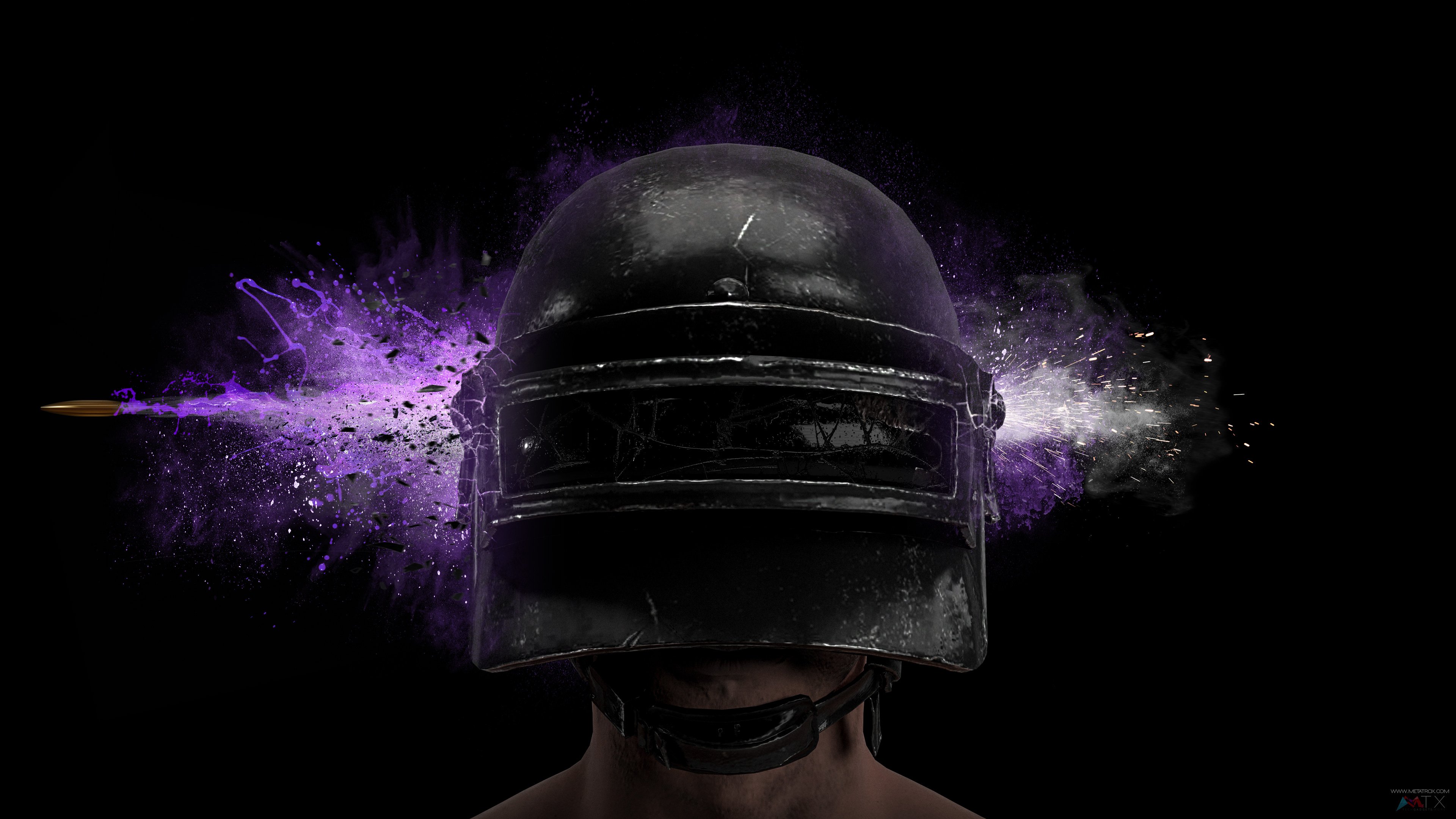 Wallpaper PlayerUnknown's Battlegrounds Helmet