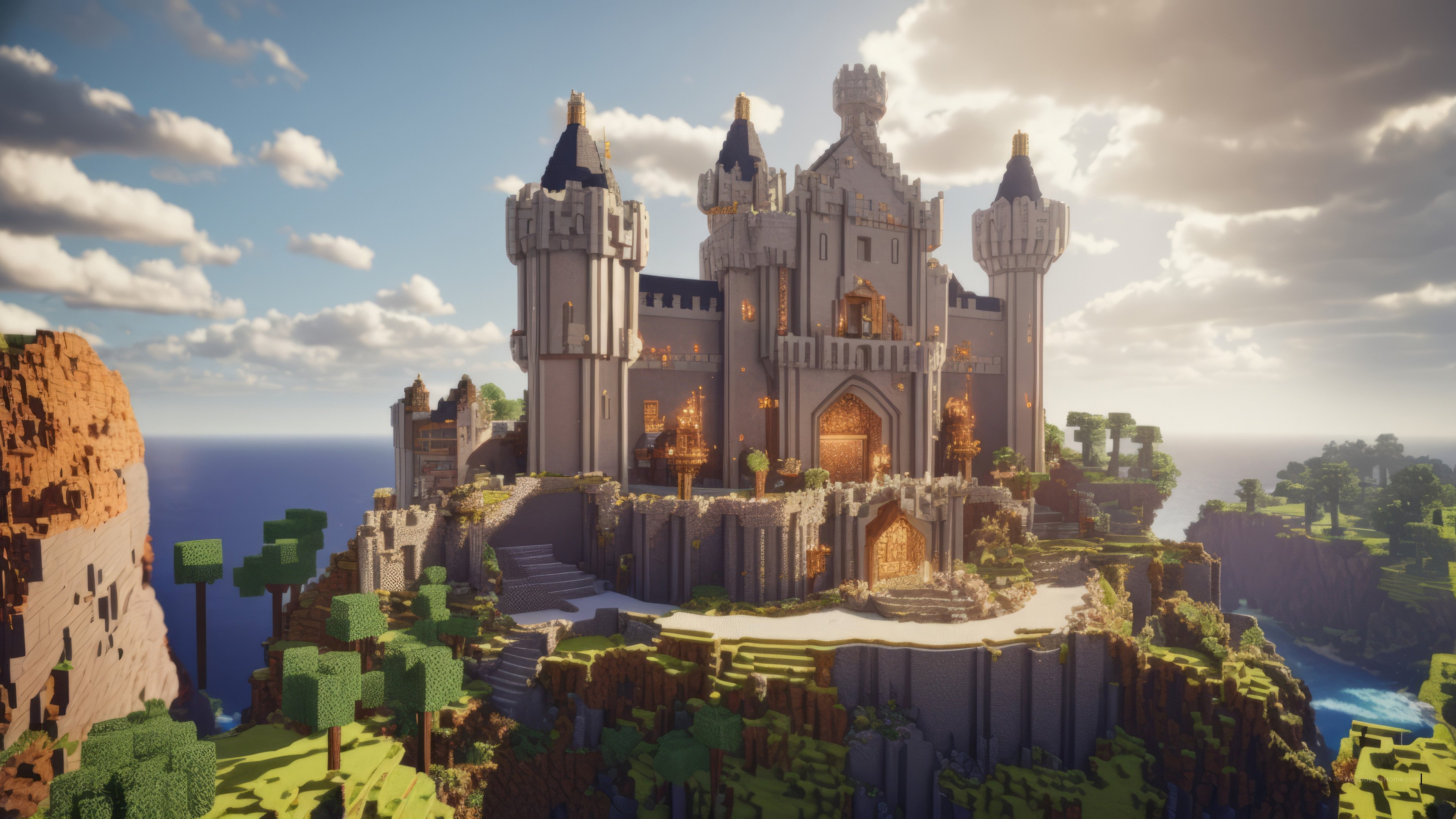 Fondos de pantalla Castle in Minecraft