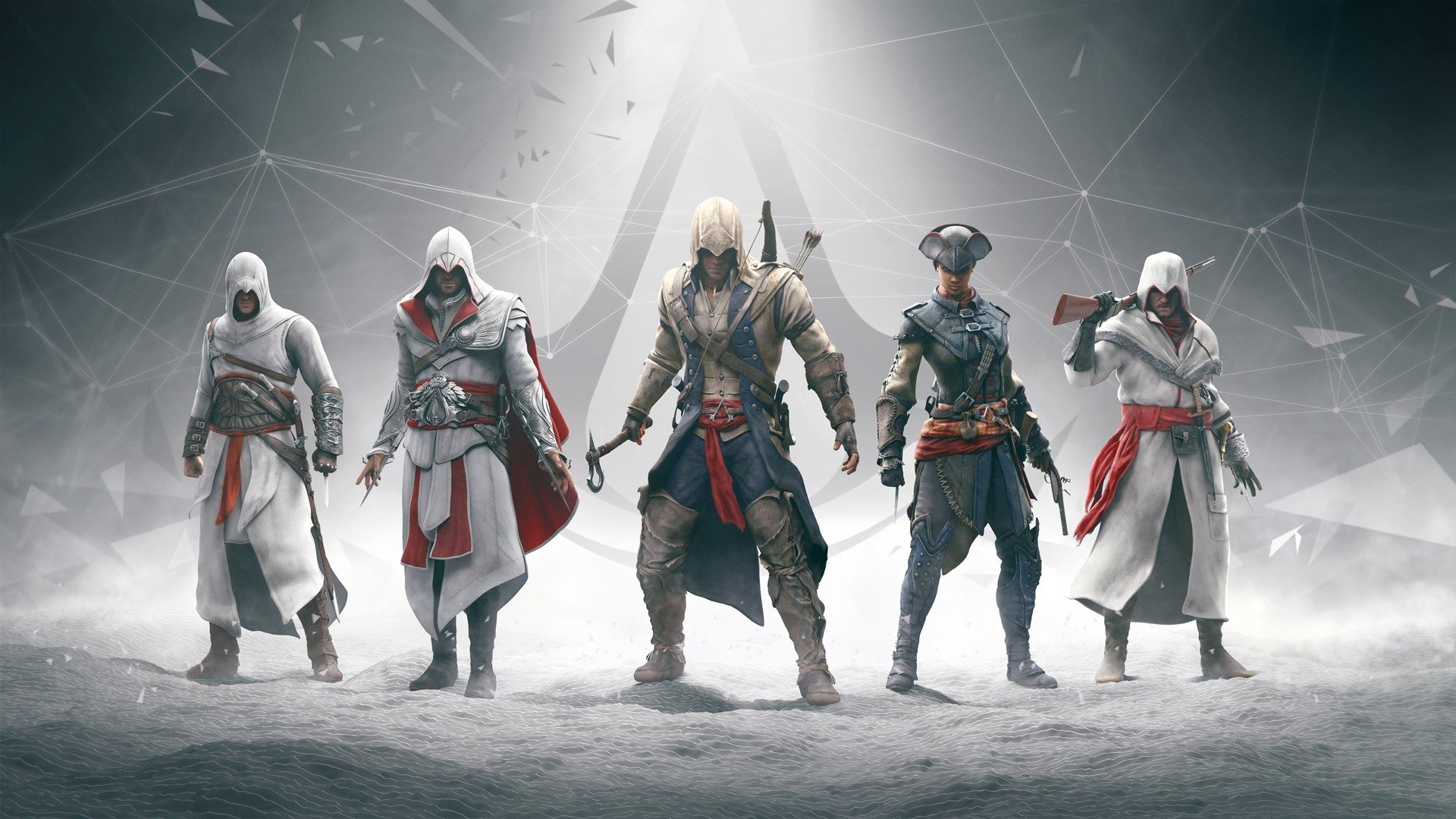 Wallpaper Five years of Assassin's Creed