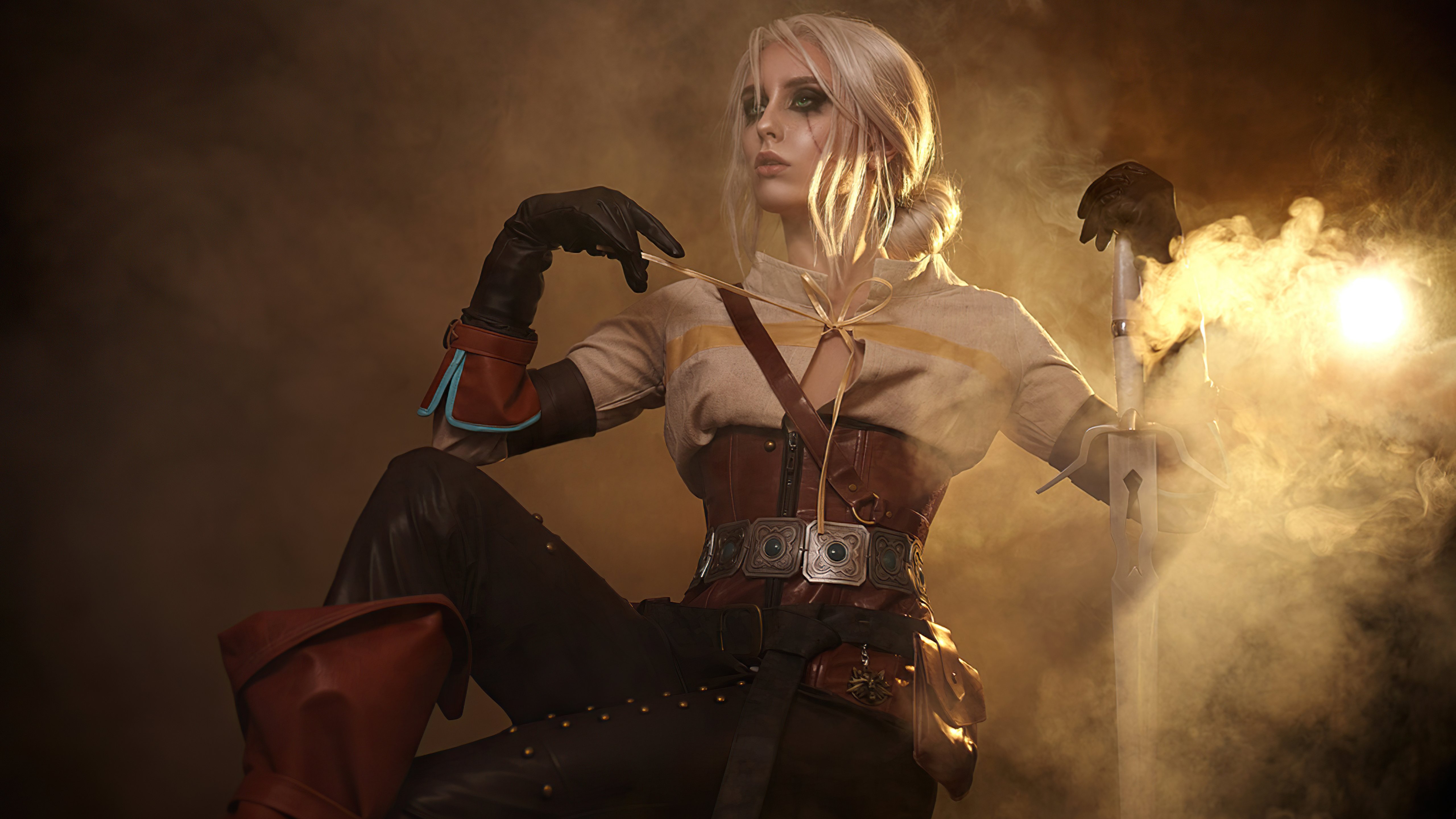 Wallpaper Ciri The Witcher Cosplay