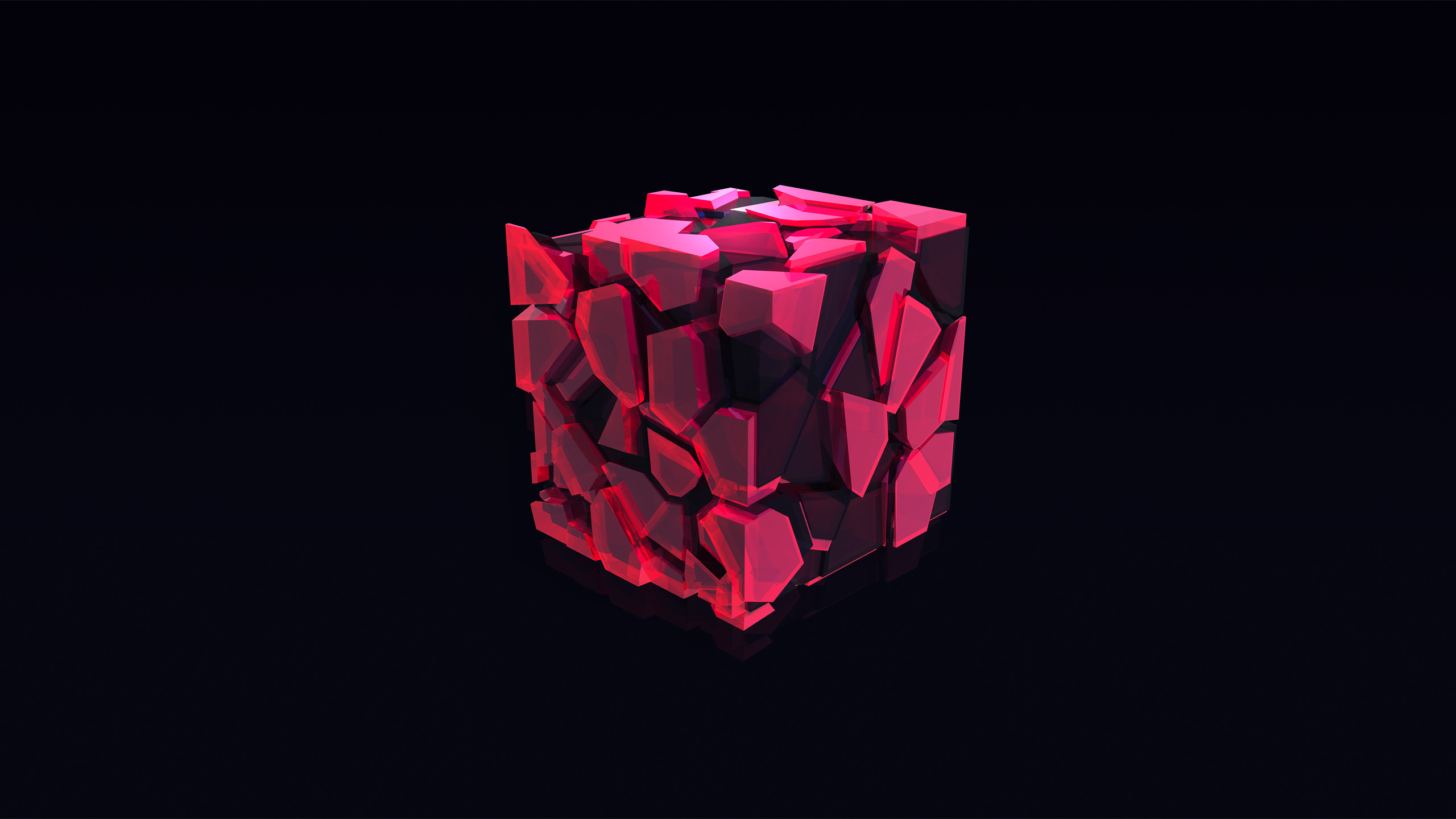 Fondos de pantalla Cubo 3D abstracto
