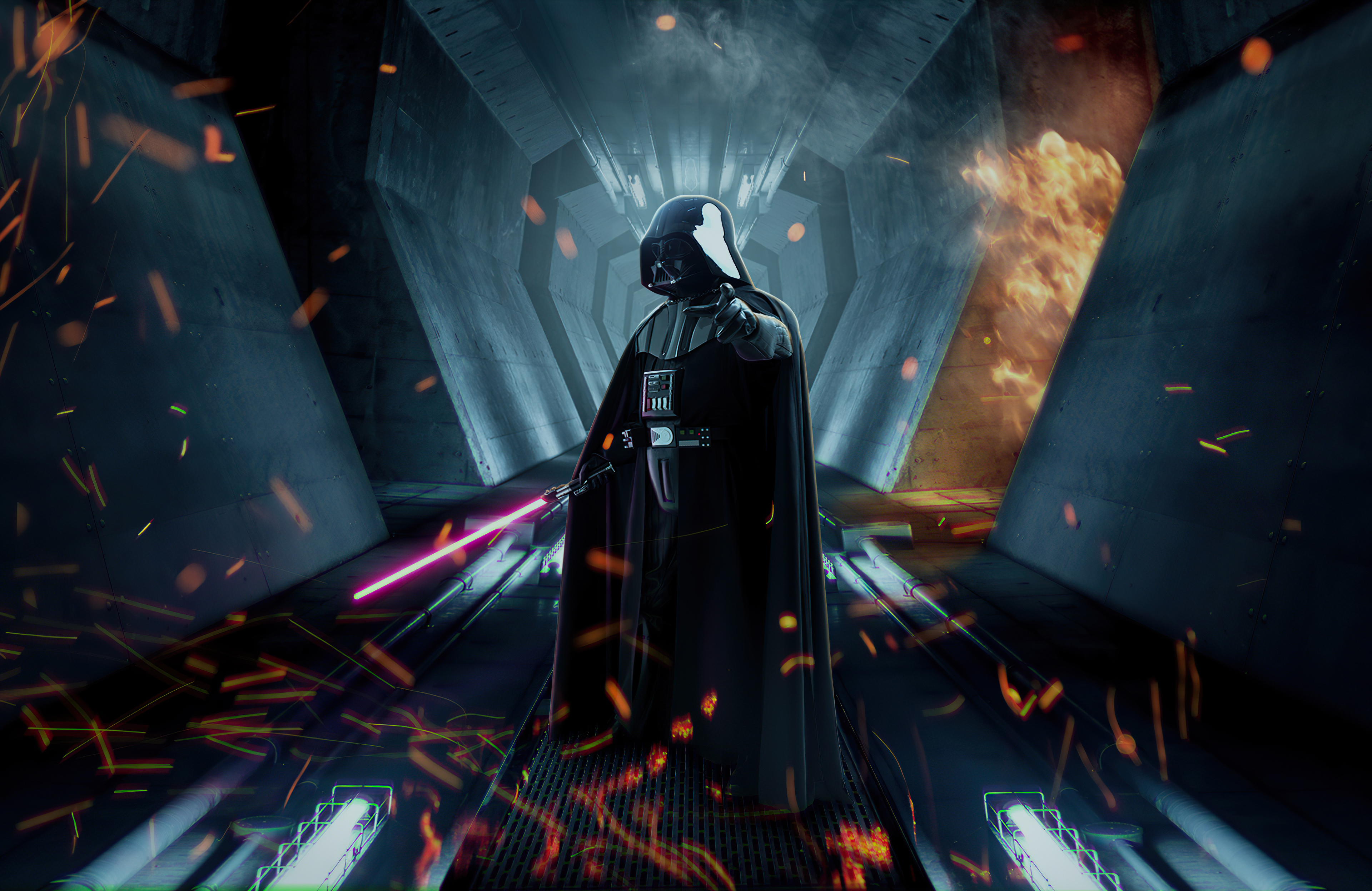 Wallpaper Darth Vader from Star Wars Fanmade