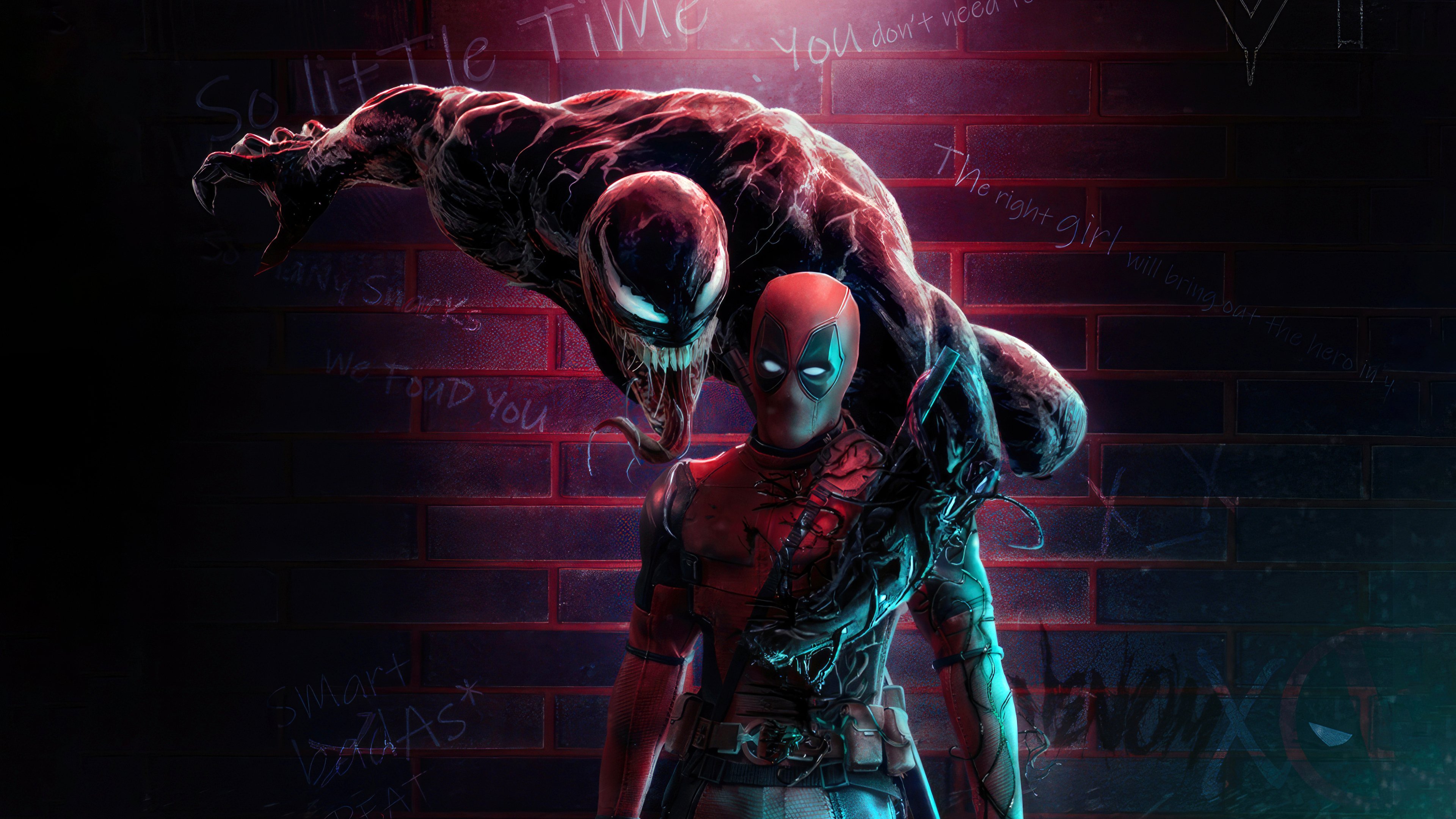 Fondos de pantalla Deadpool and Venom