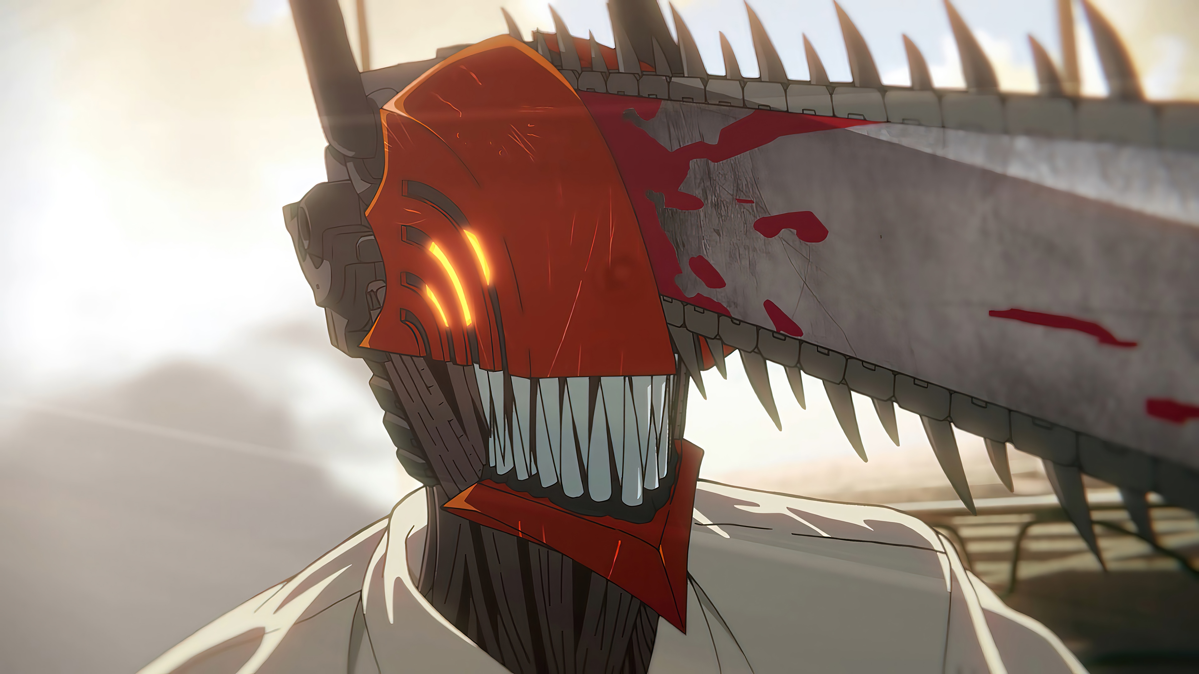 Denji Hybrid Form Chainsaw Man Anime Wallpaper 4K For Desktop ID 11092
