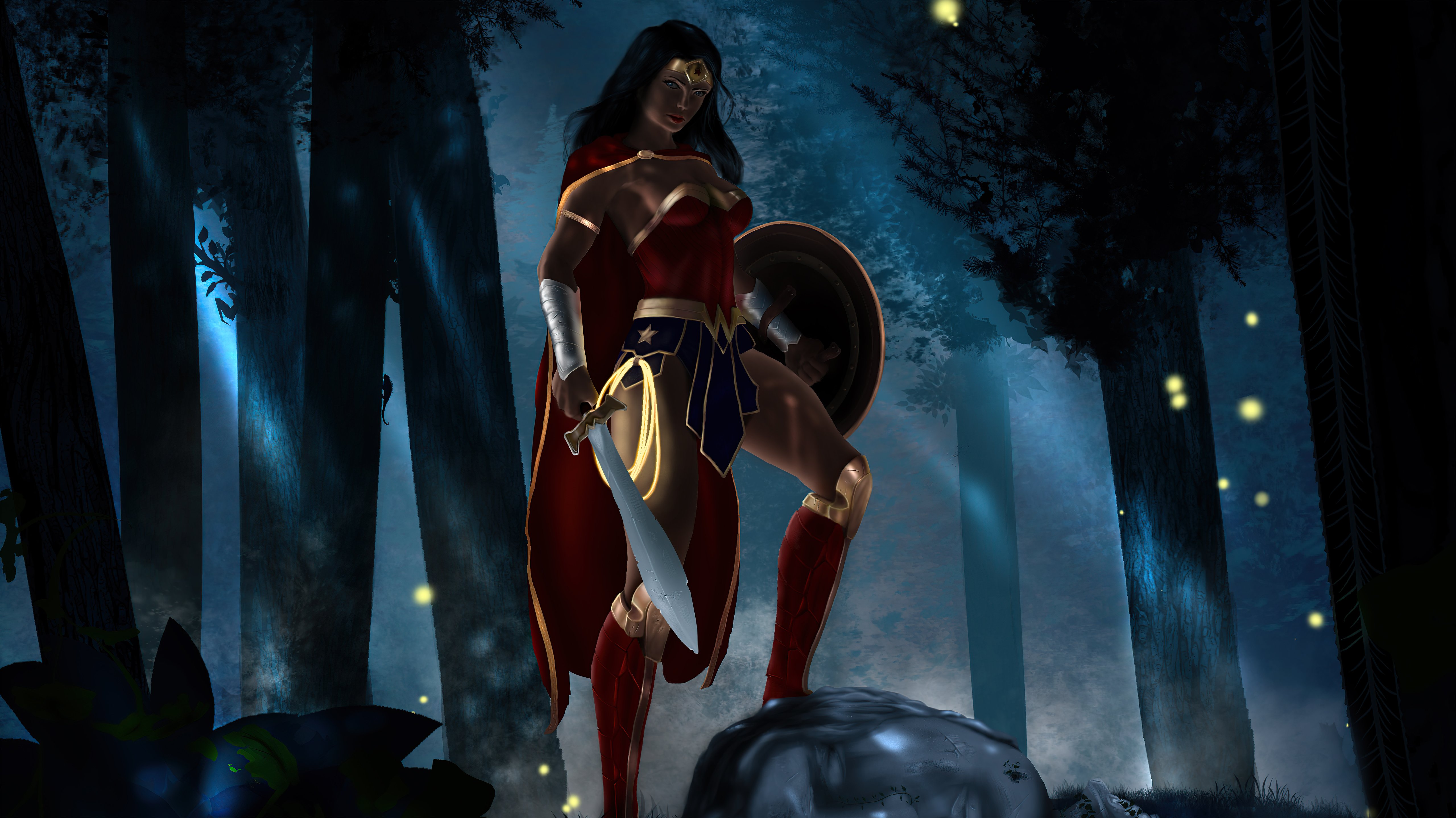 Wallpaper Diana Wonder Woman