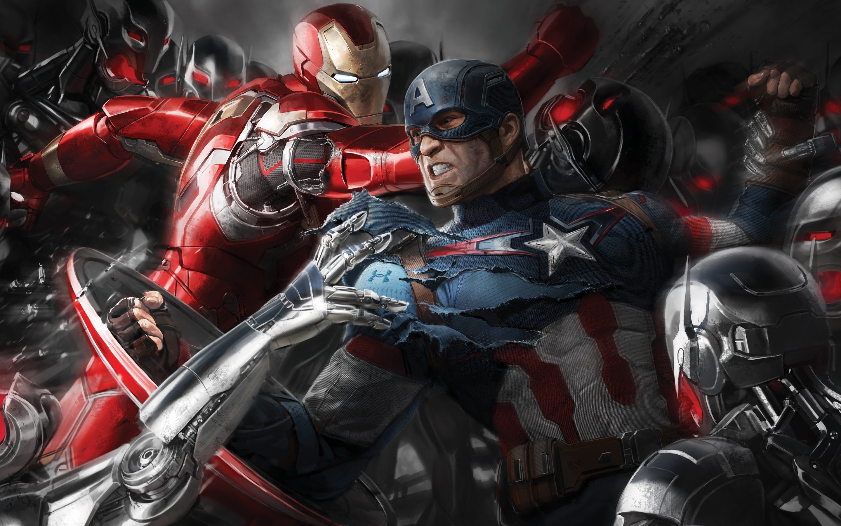Wallpaper Design of The Avengers