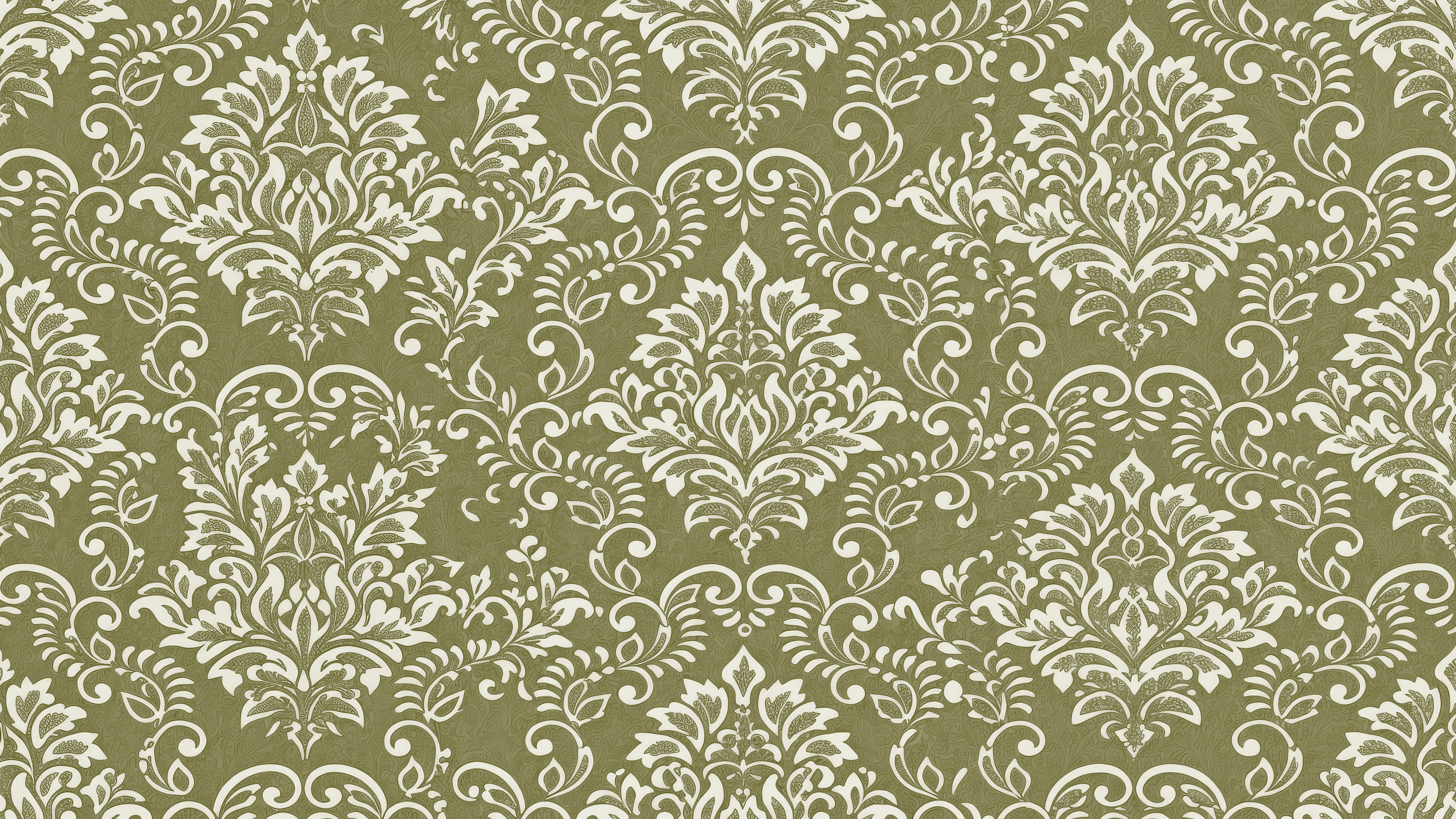 Fondos de pantalla Vintage Gold-Beige Damask Design