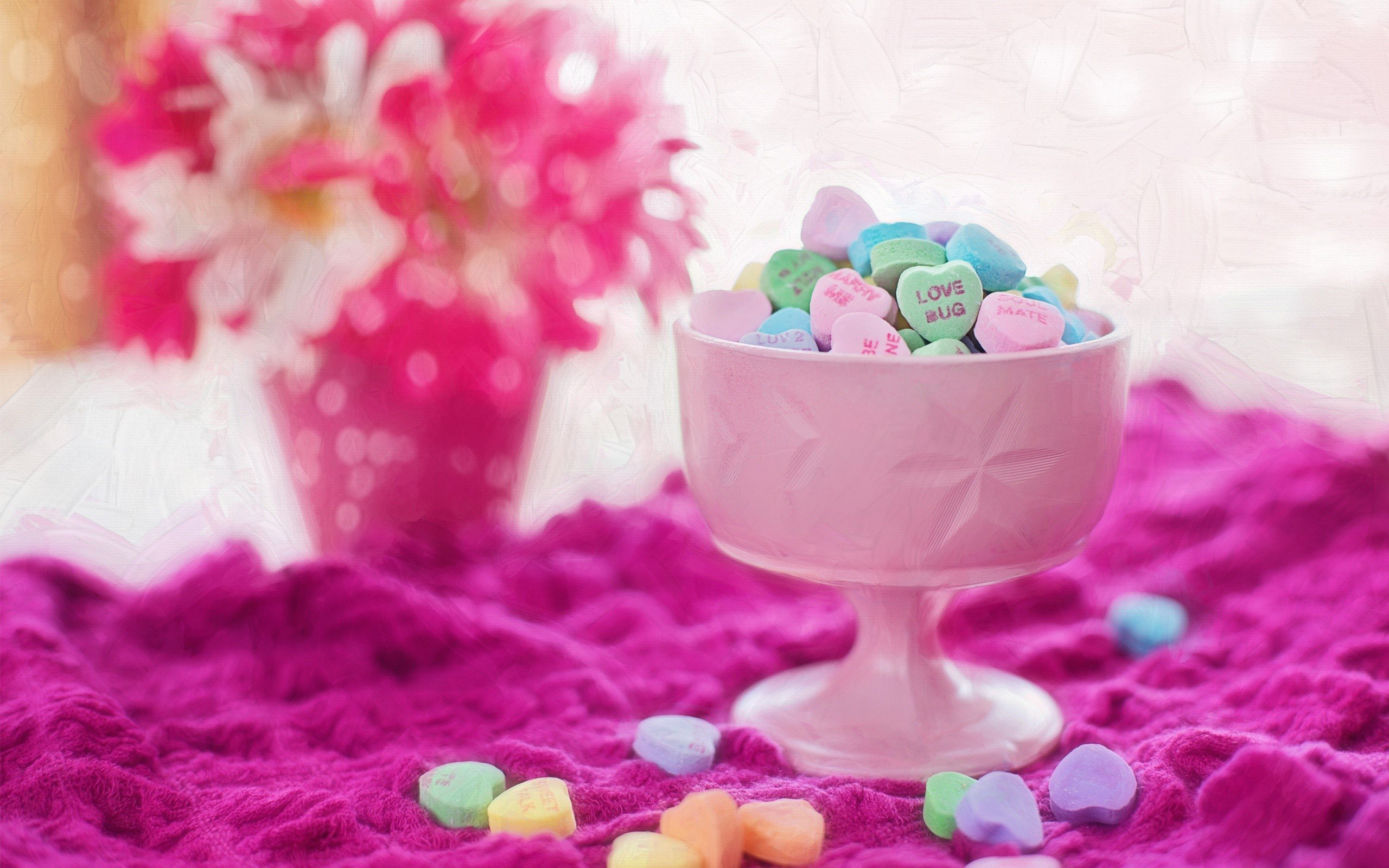 Wallpaper Sweets of hearts