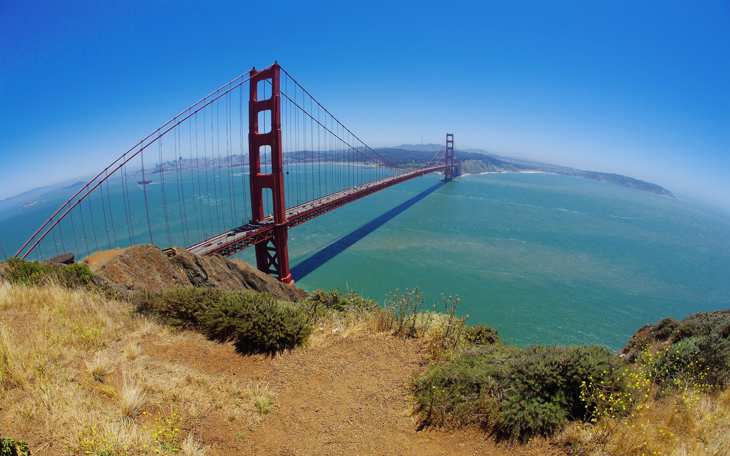 Fondos de pantalla El punte Golden Gate en San Francisco