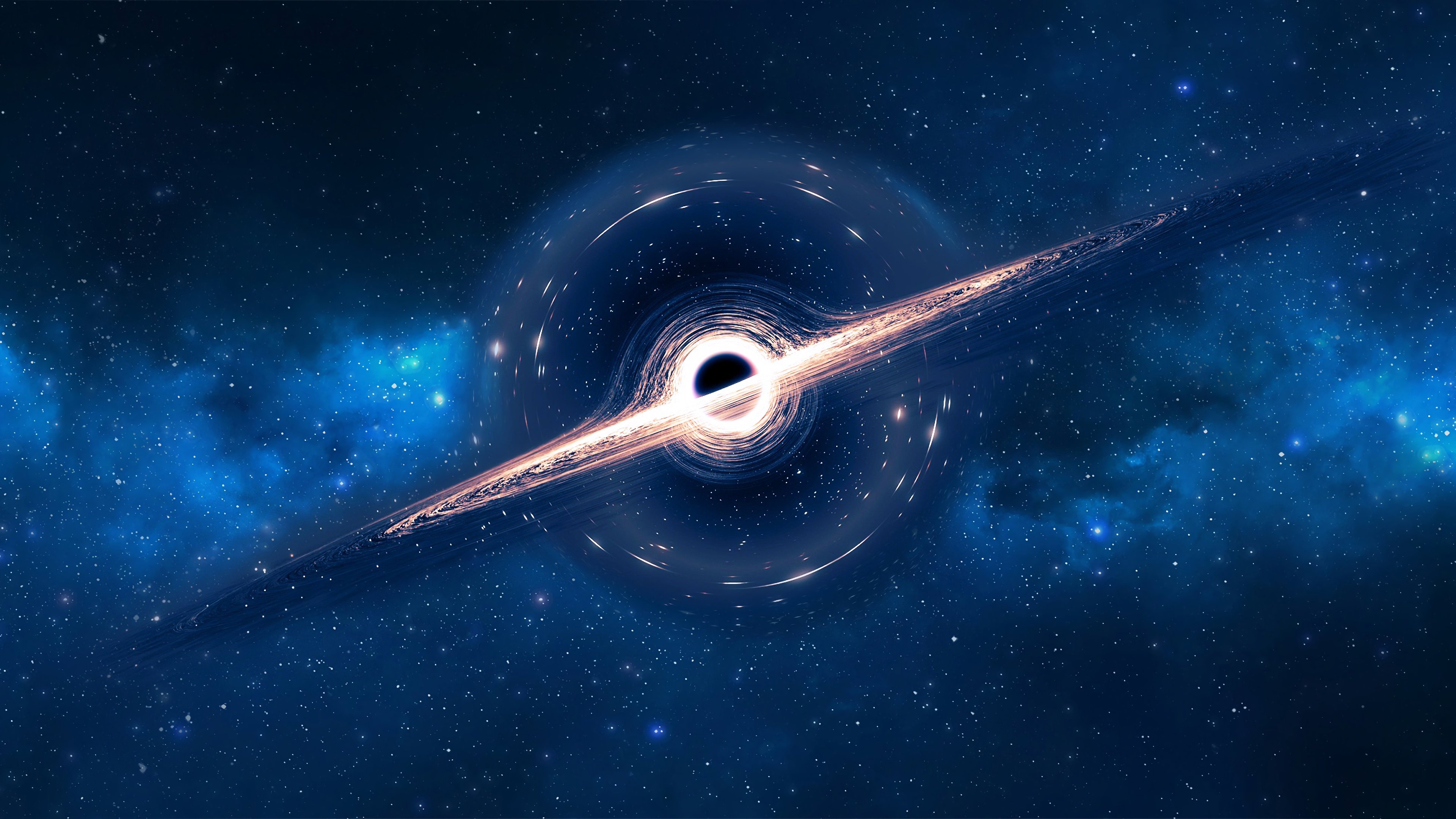 Fondos de pantalla Space stars black hole