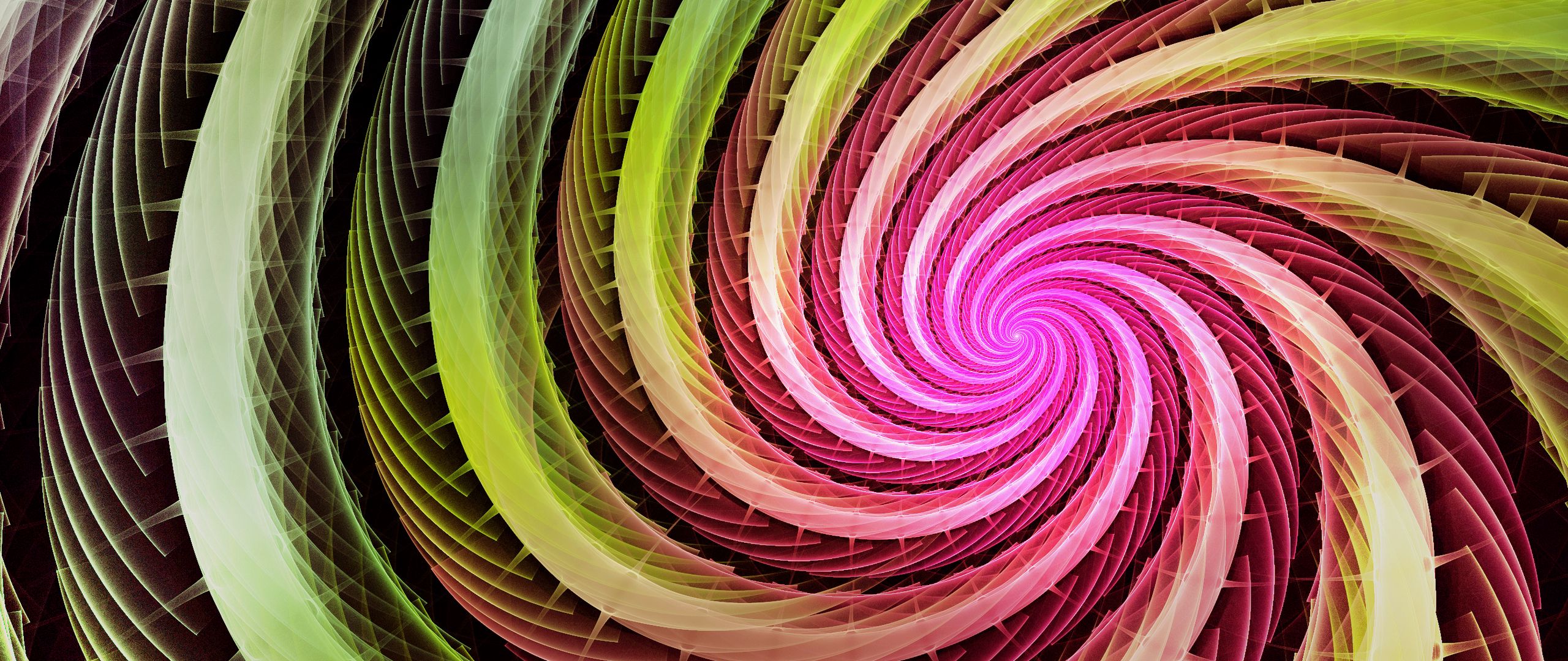 Wallpaper Neon spiral