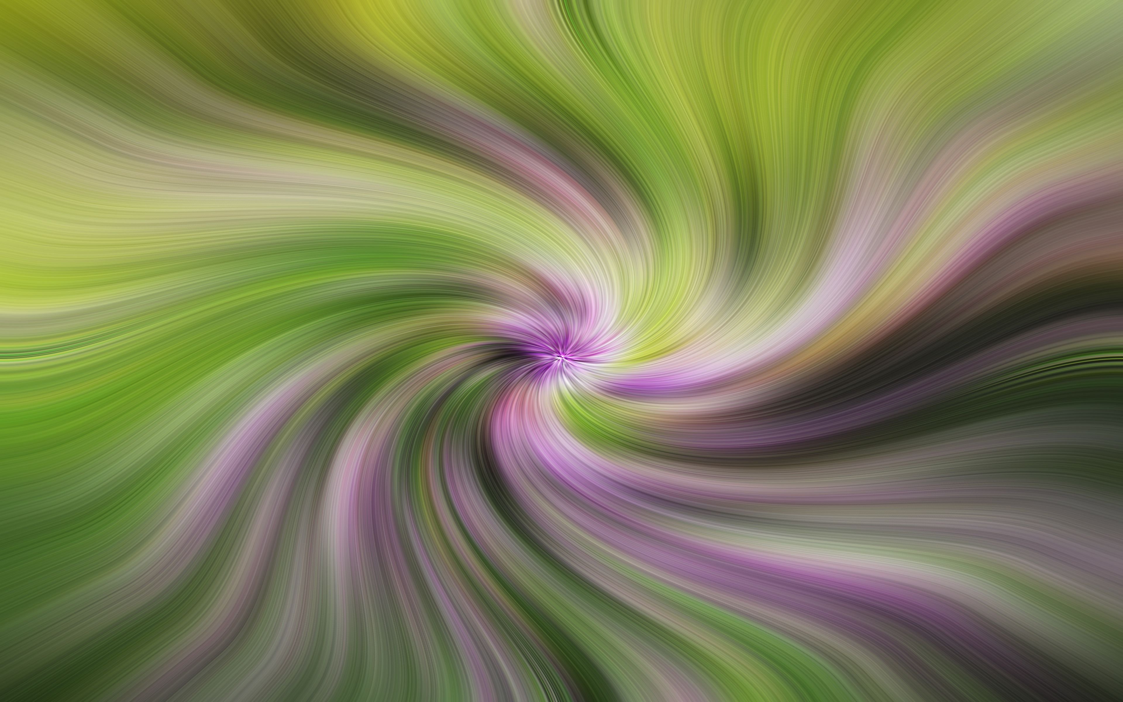 Wallpaper Green and purple swirl