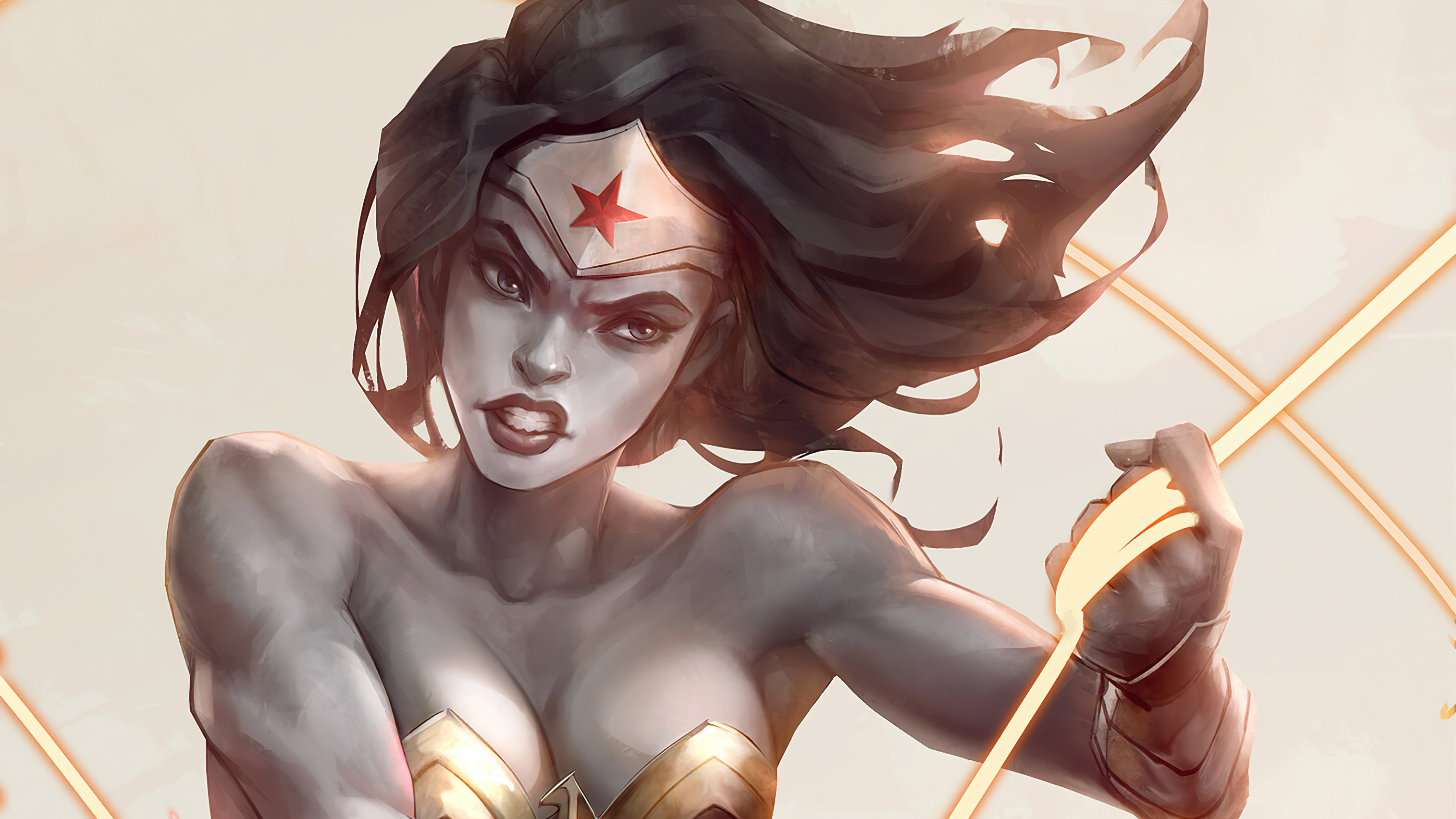 Wallpaper Wonder Woman Fanart