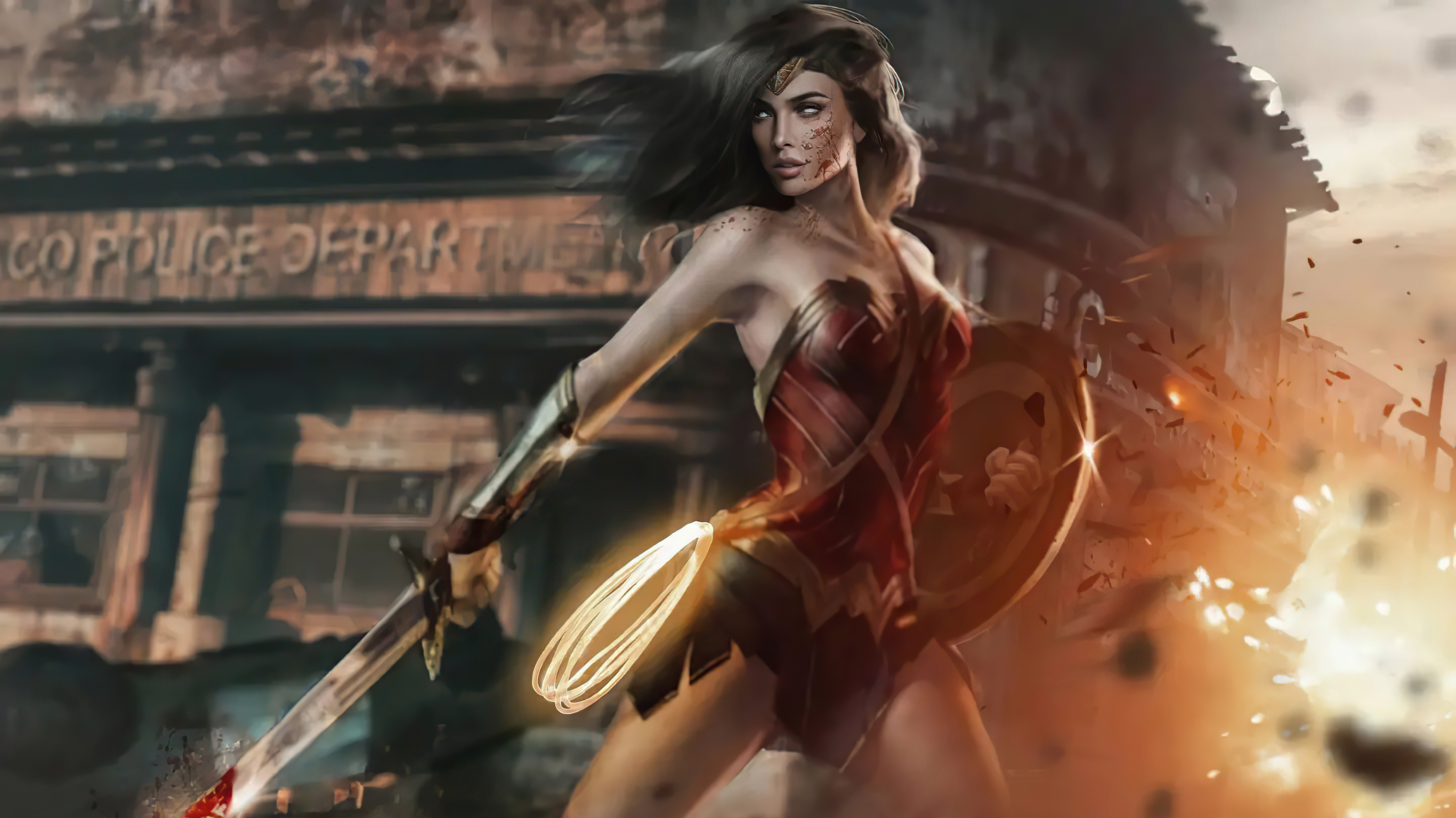 Fondos de pantalla Gal Gadot Concept as Wonder Woman