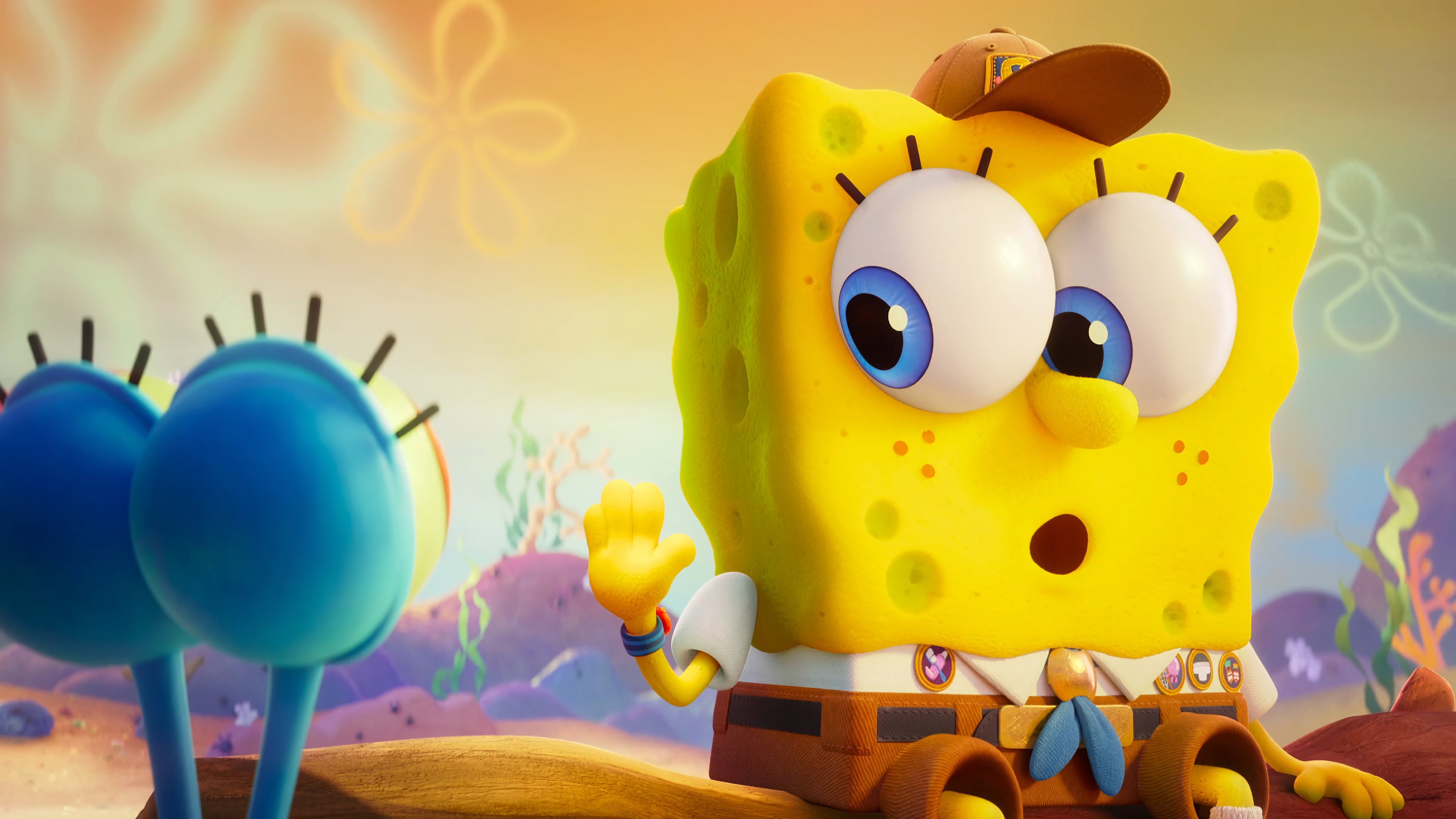 Fondos de pantalla Gary and SpongeBob in Sponge on the Run