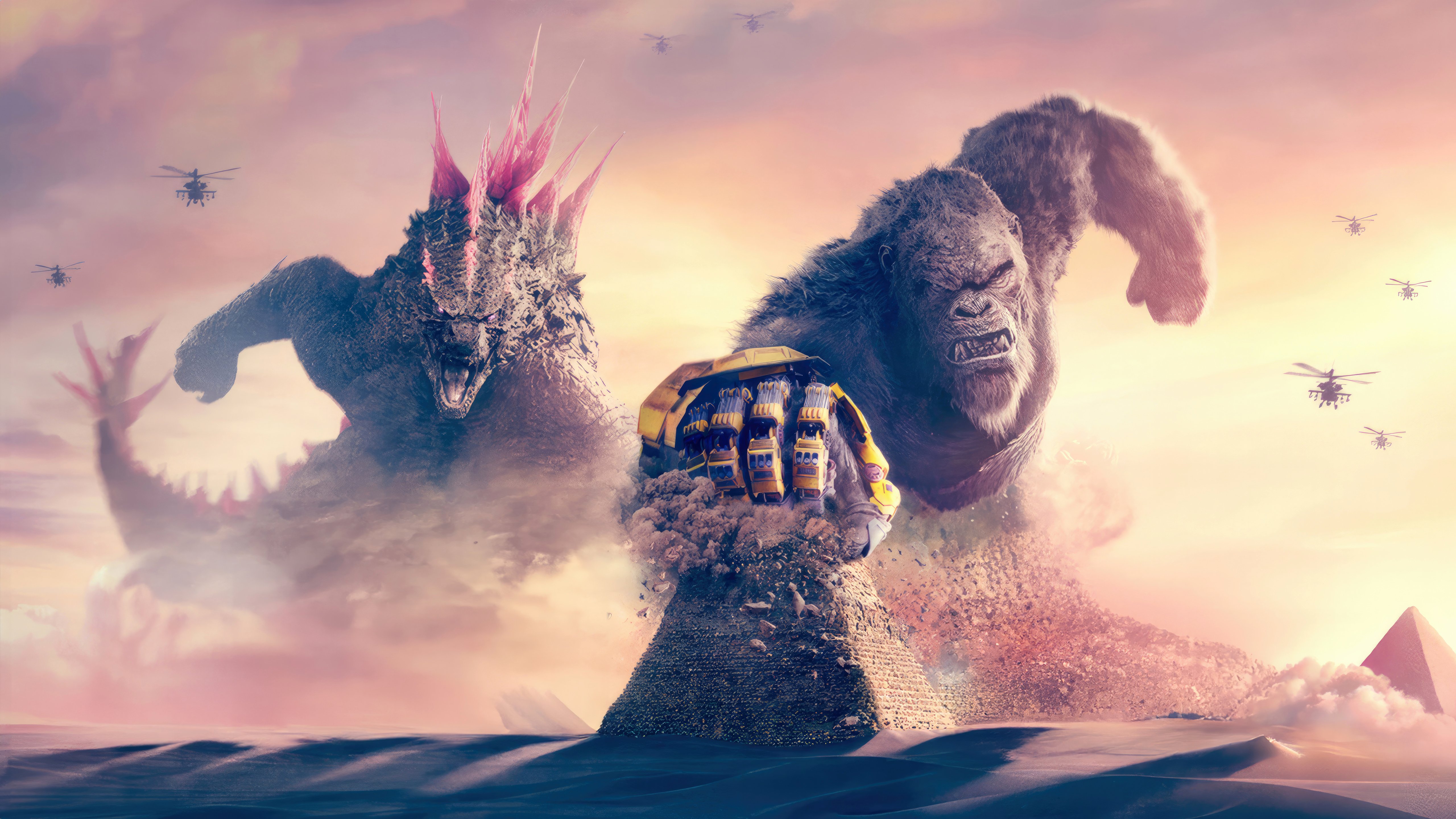 Fondos de pantalla Godzilla X Kong The New Empire