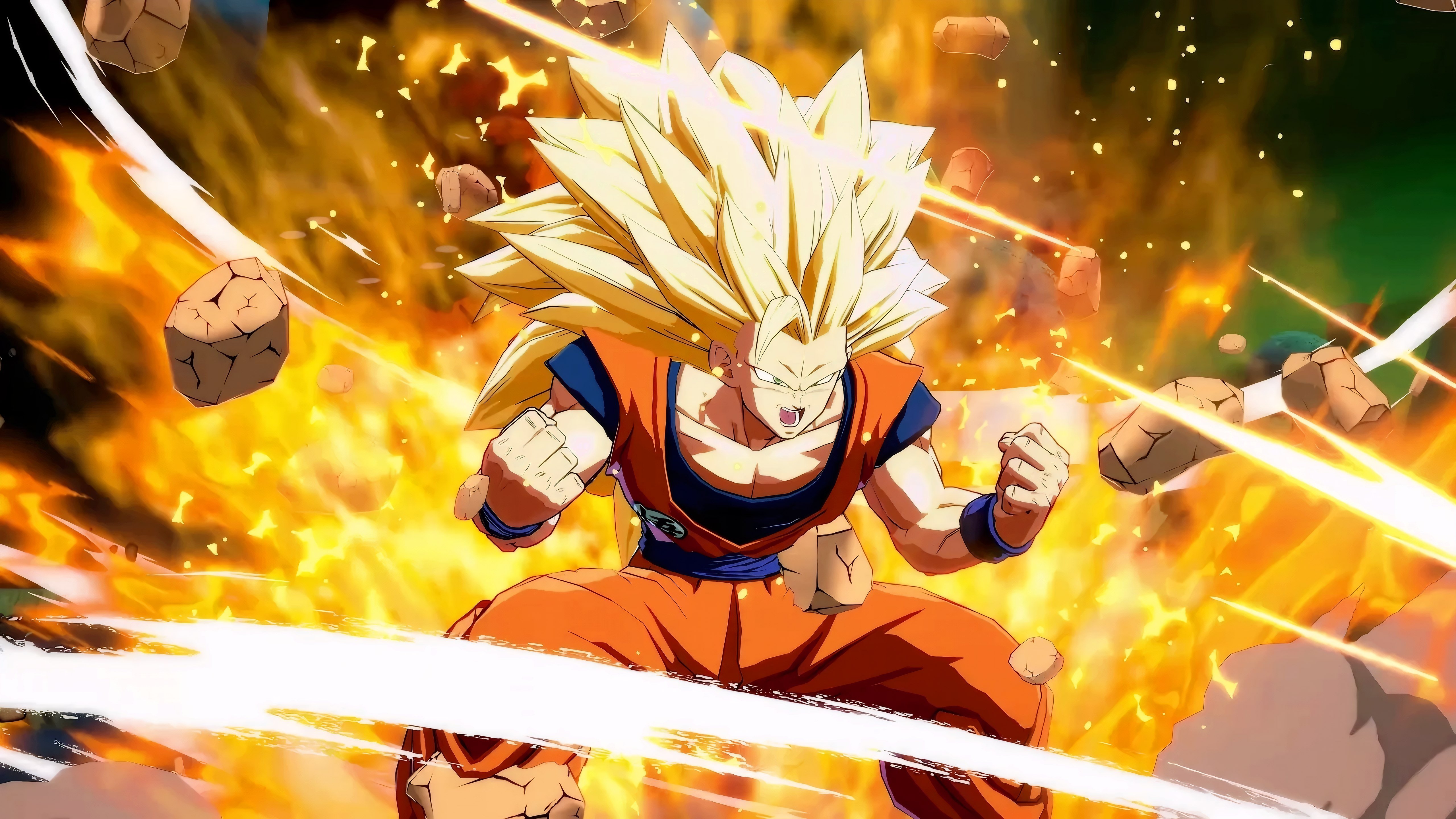 Fondos de pantalla Goku Super Saiyan 3 de Dragon Ball FighterZ