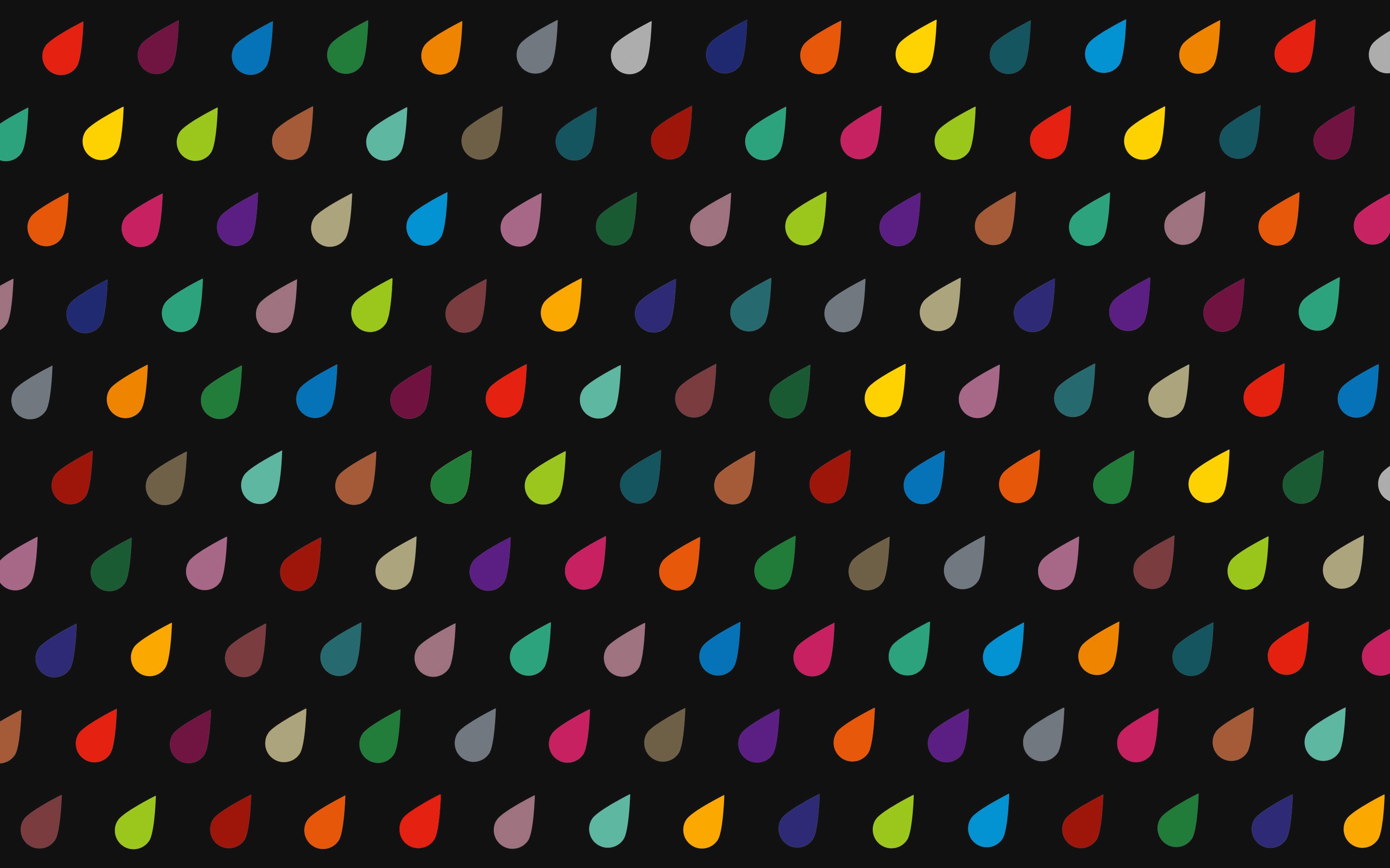 Wallpaper Colored drops