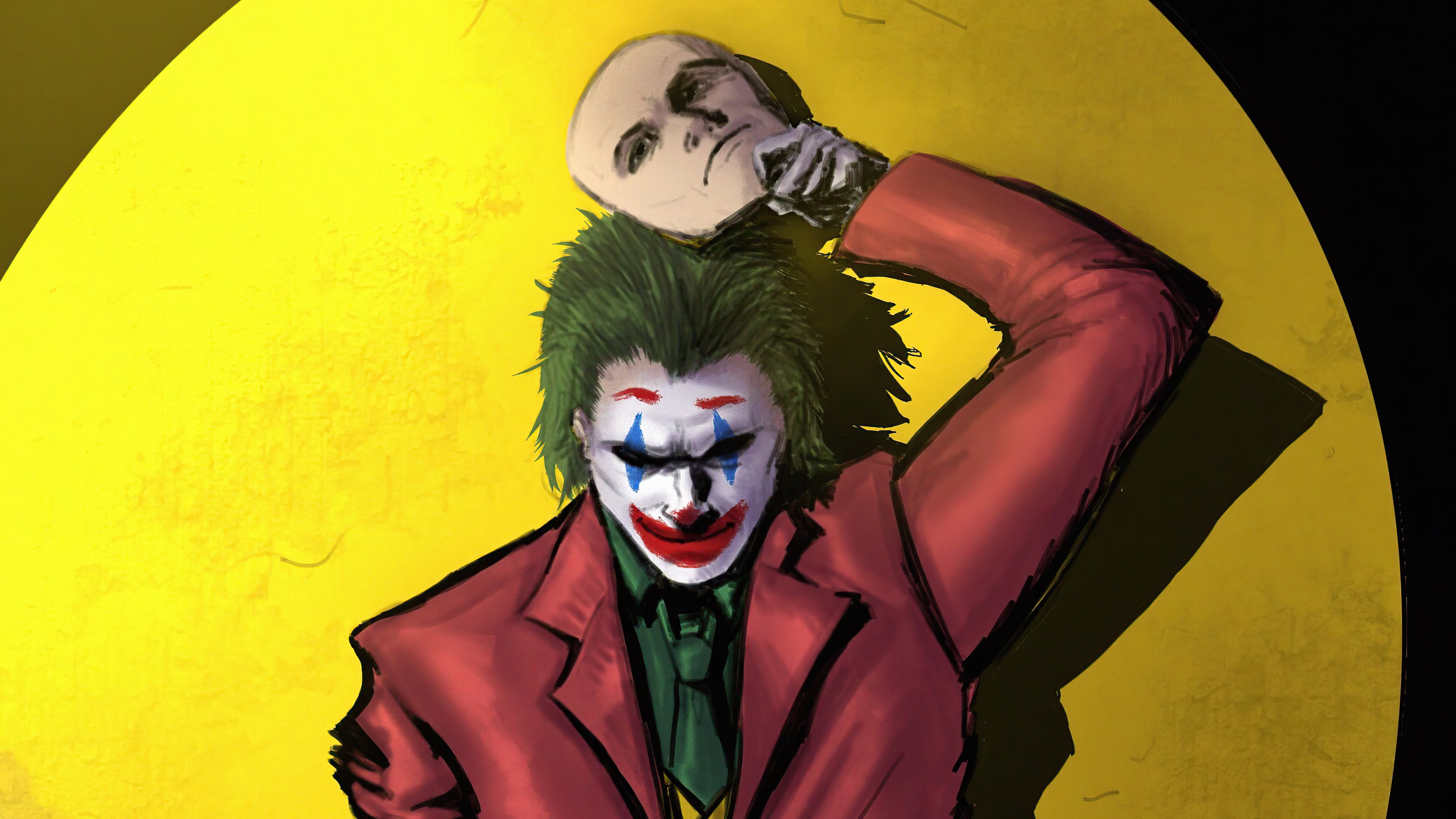 Wallpaper Joker with mask
