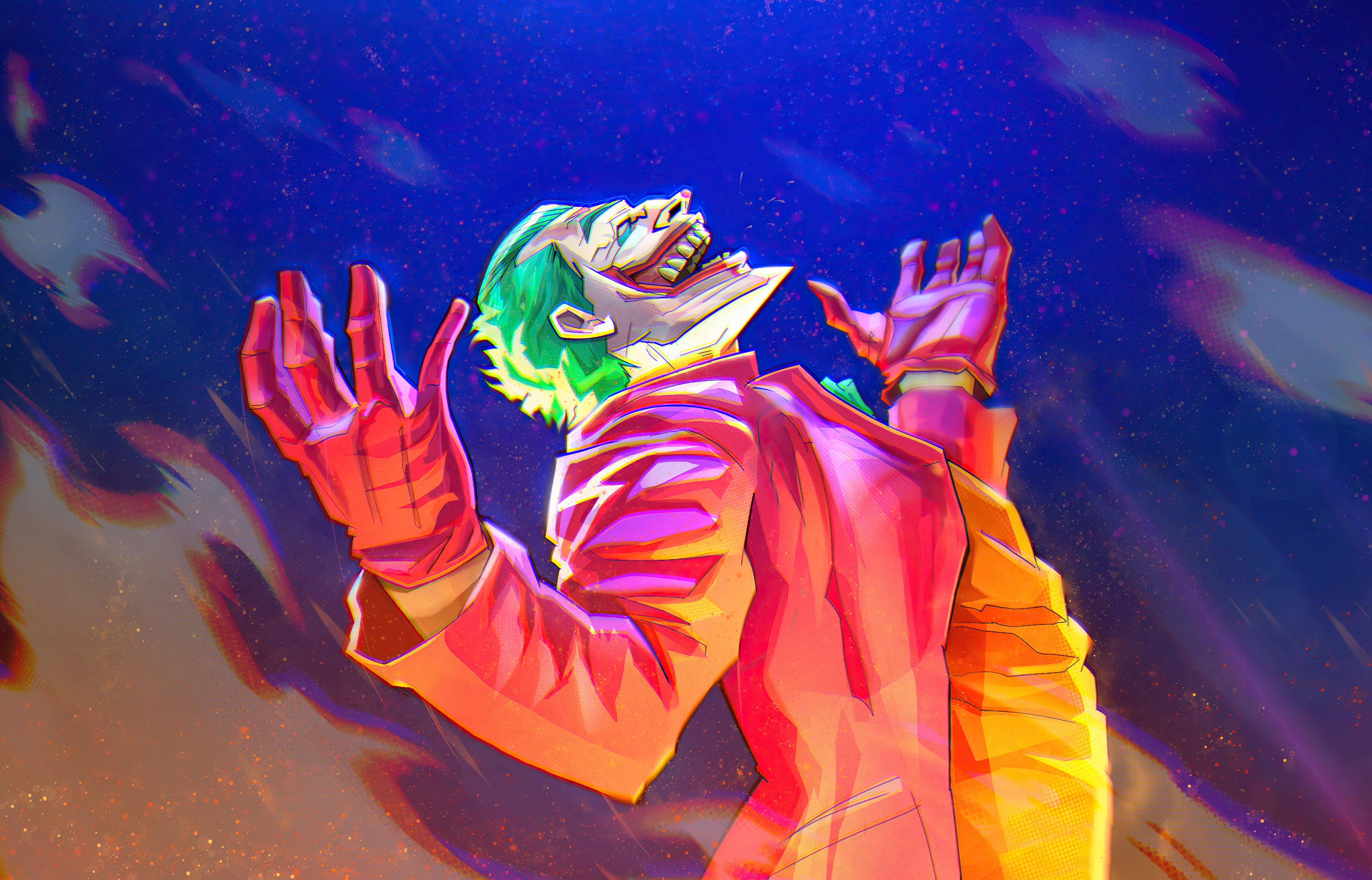 Wallpaper Joker laughing