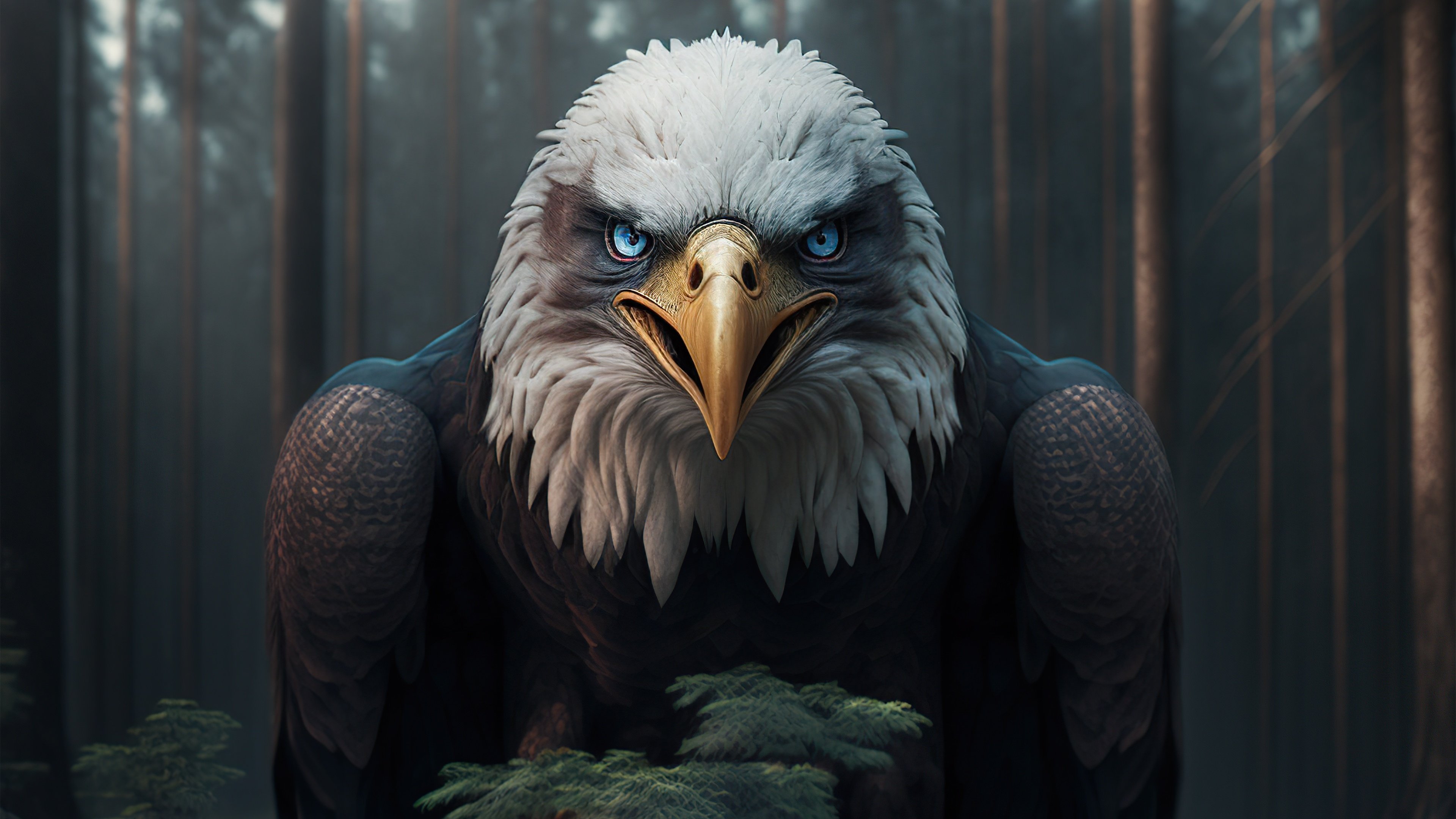Wallpaper Evil eagle