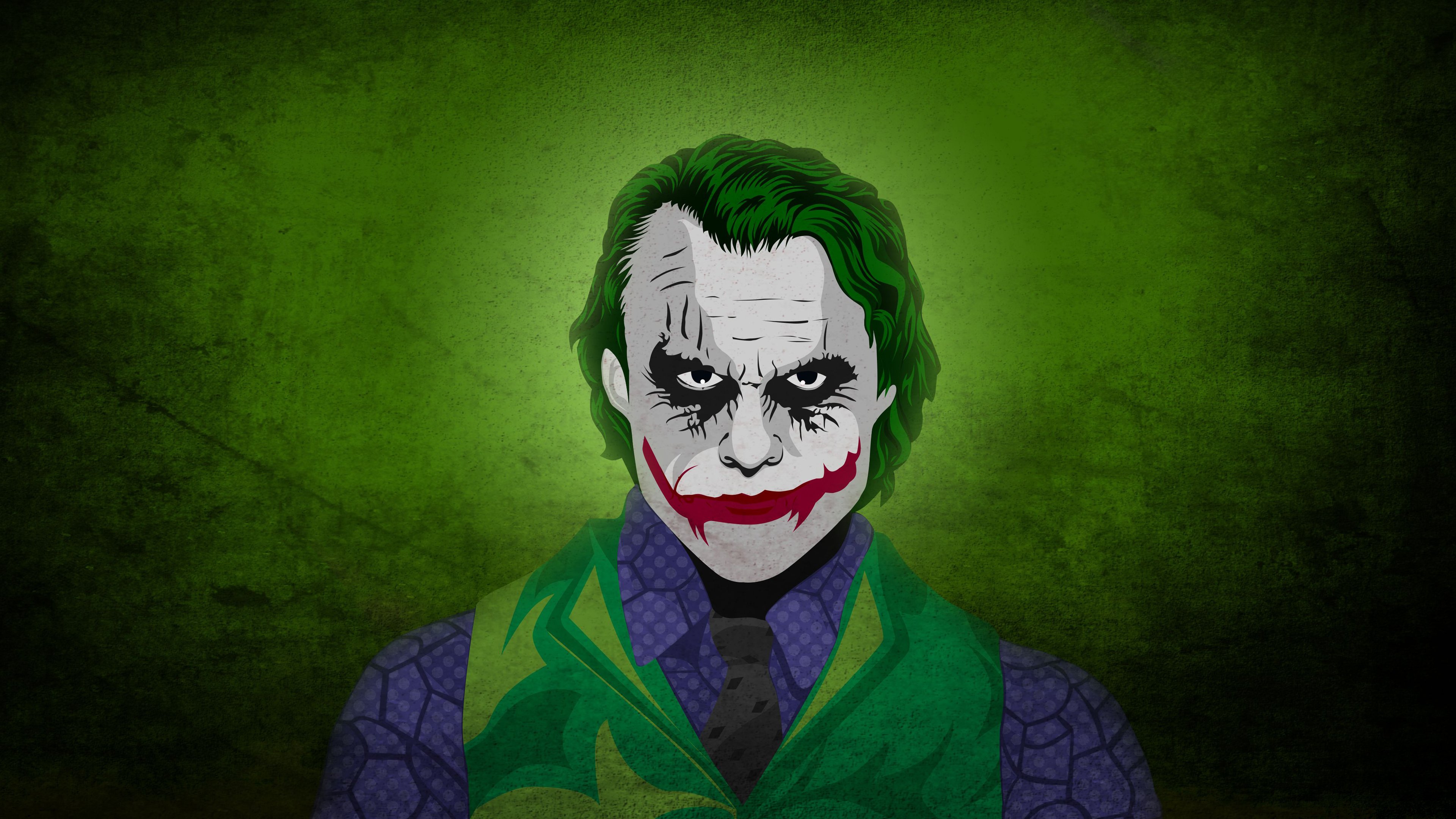 Wallpaper Heath Ledger as The Joker