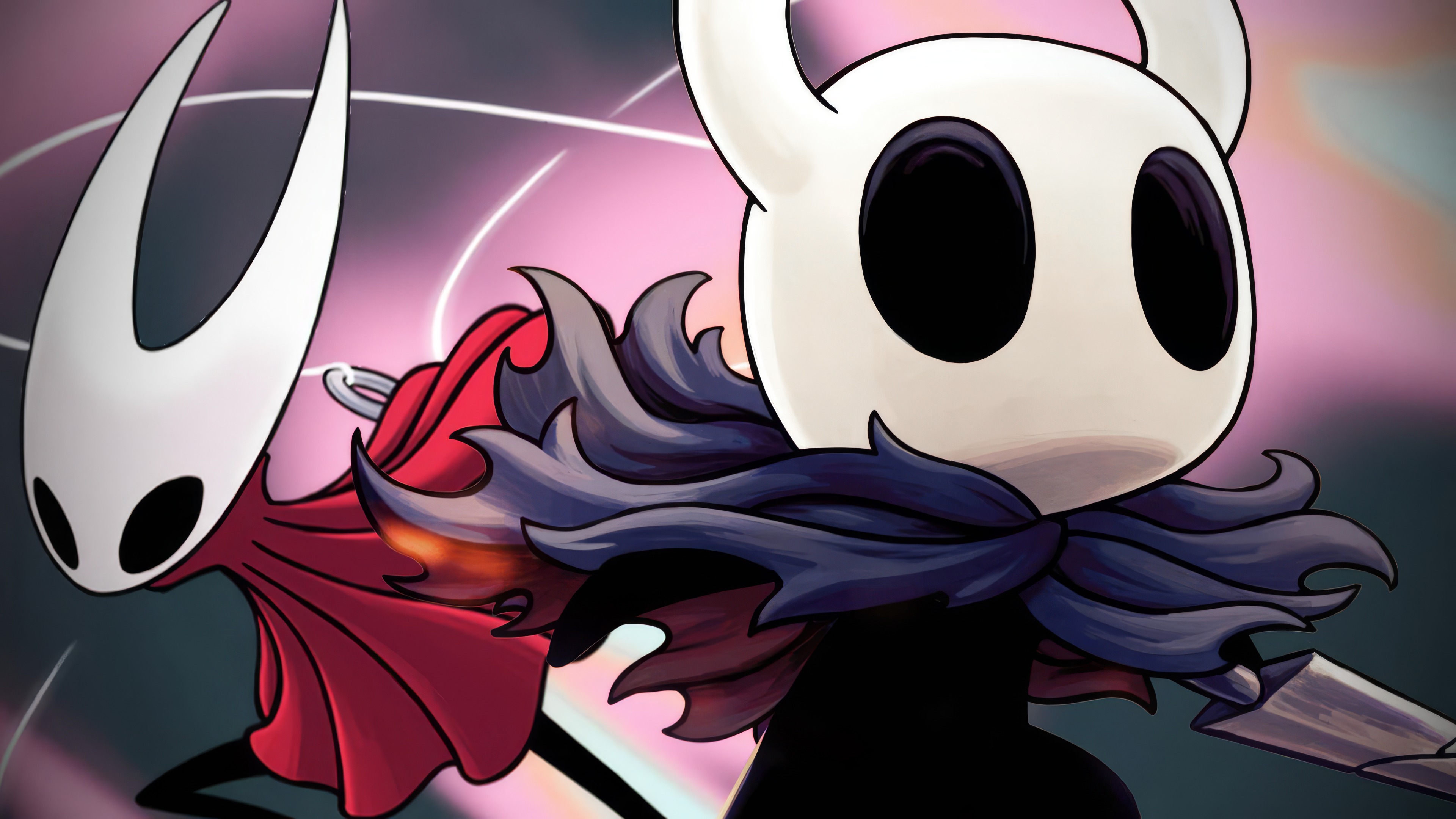 Fondos de pantalla Hornet y The Knight de Hollow Knight