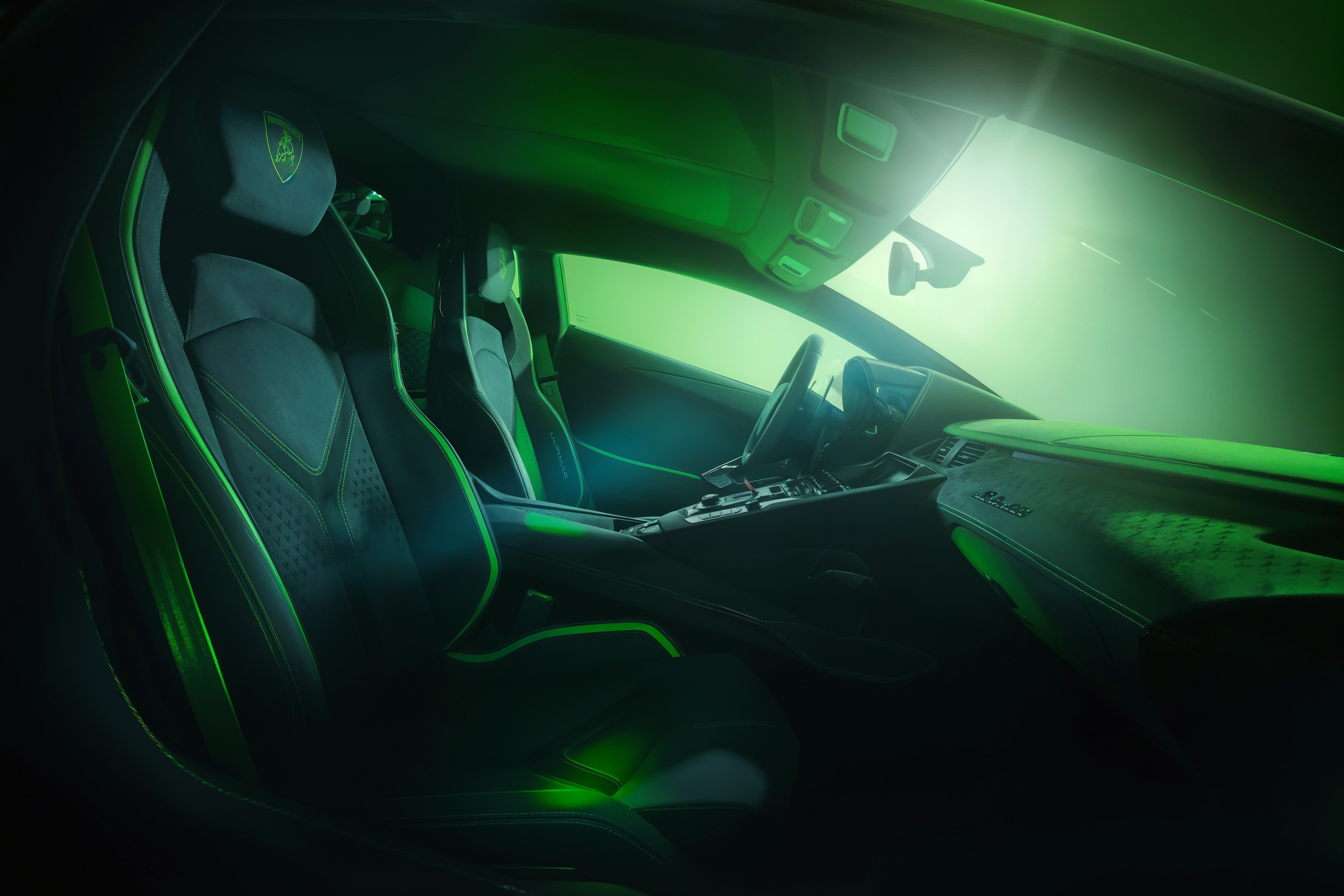 Fondos de pantalla Interior de Lamborghini Aventador LP 780-4 Ultimae