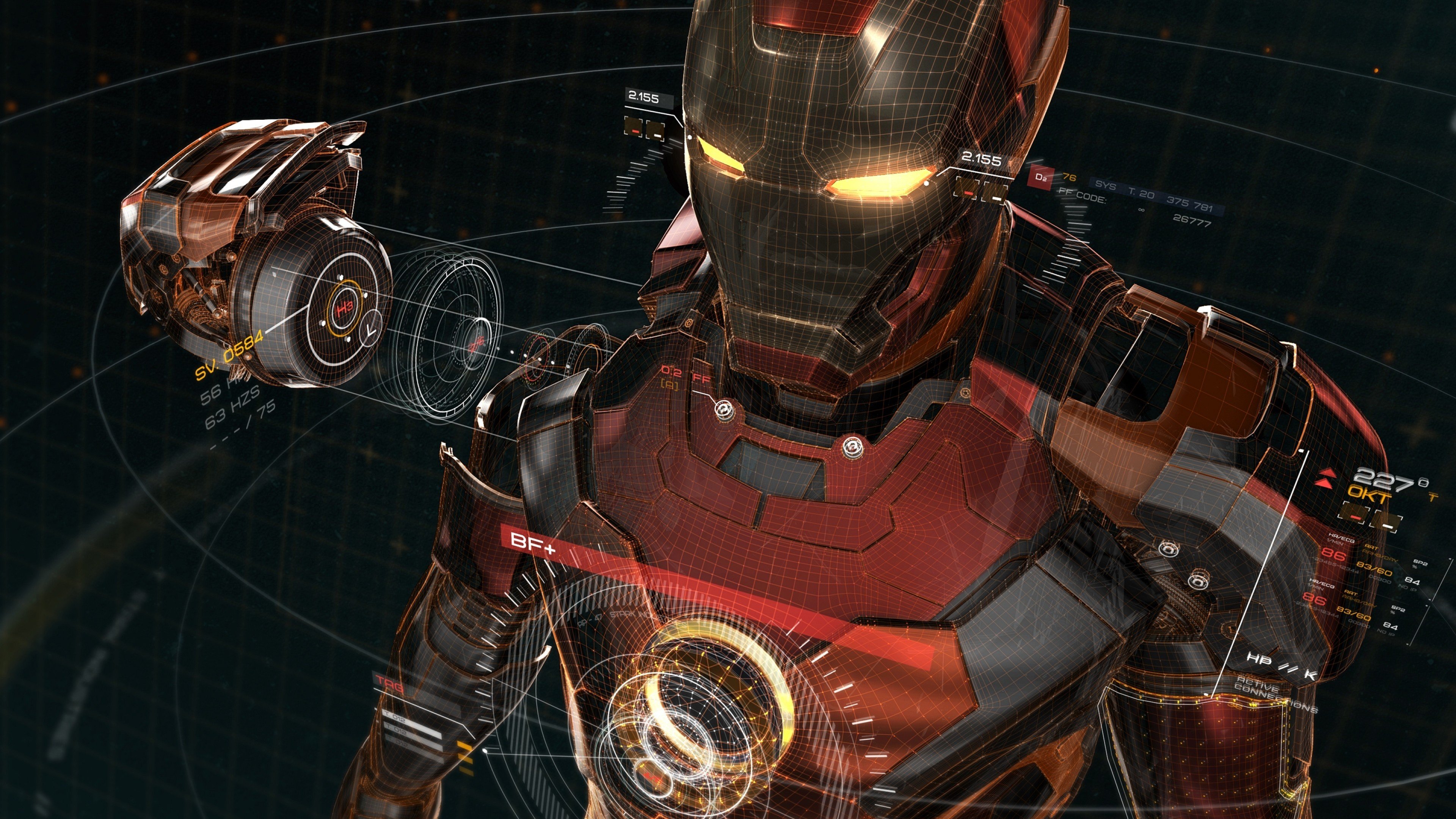 Fondos de pantalla Iron Man Sci-fi Artwork Interfaz