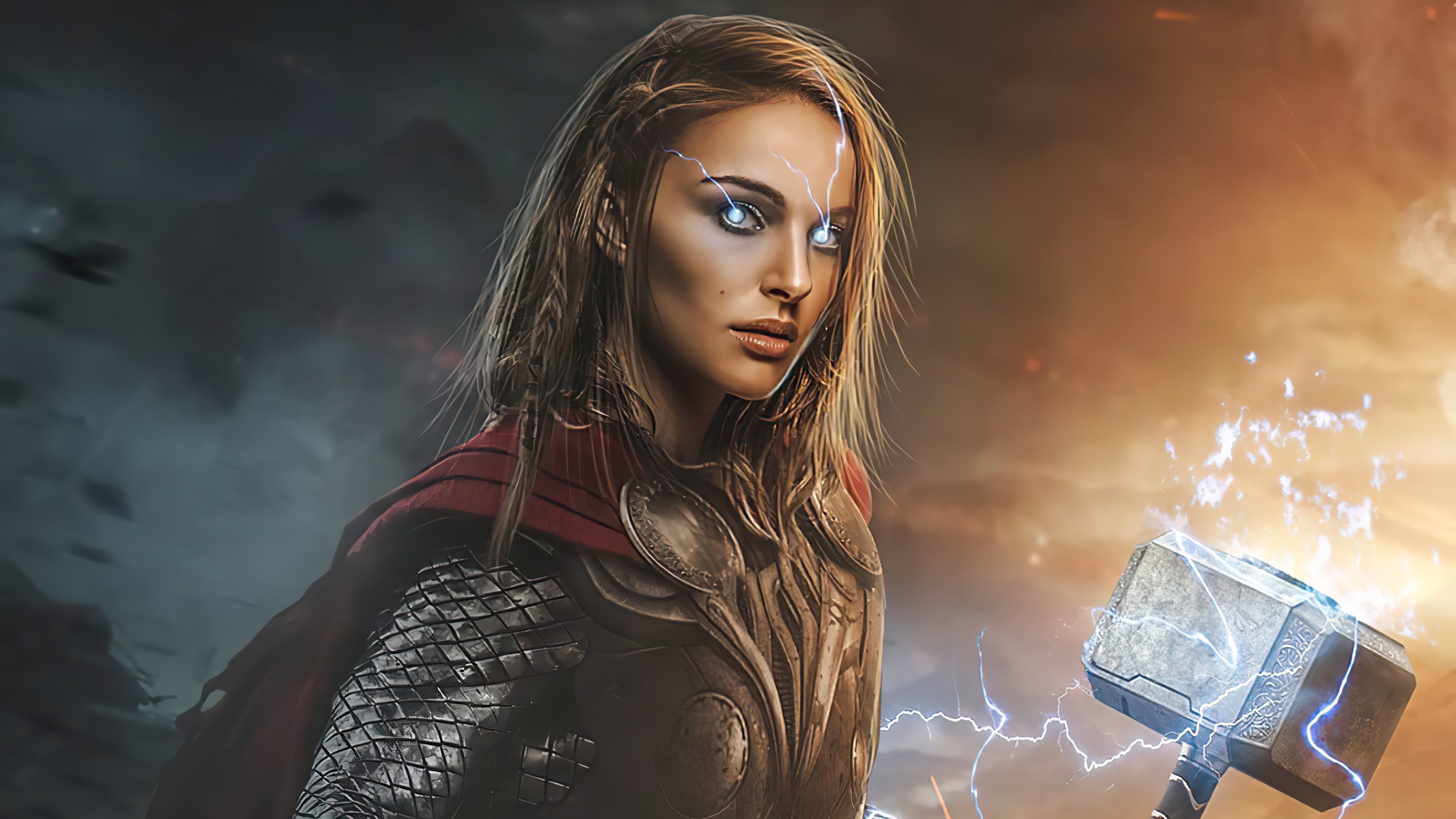 Wallpaper Jane Foster Lady Thor