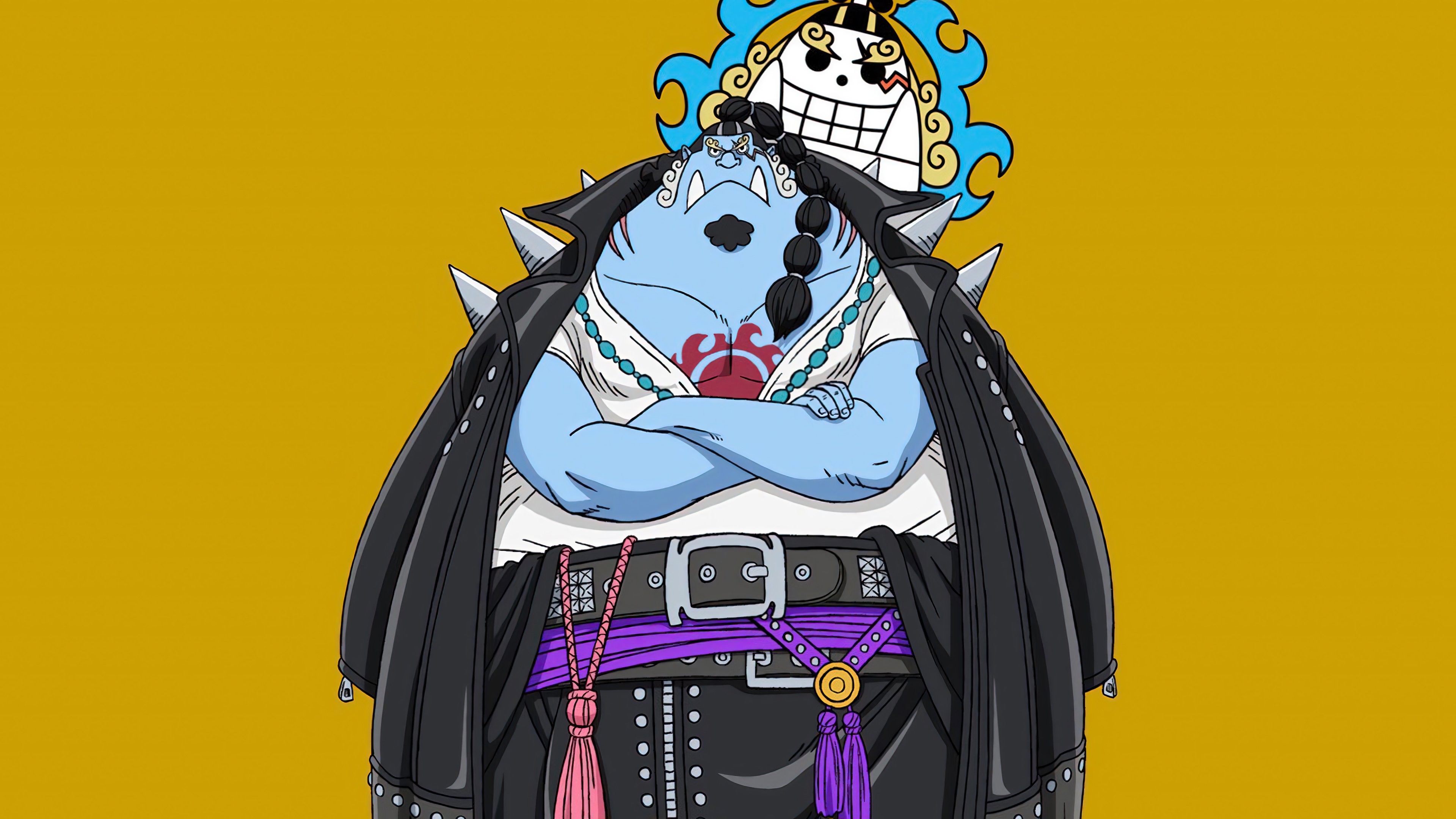 Anime Wallpaper Jinbe One Piece Red