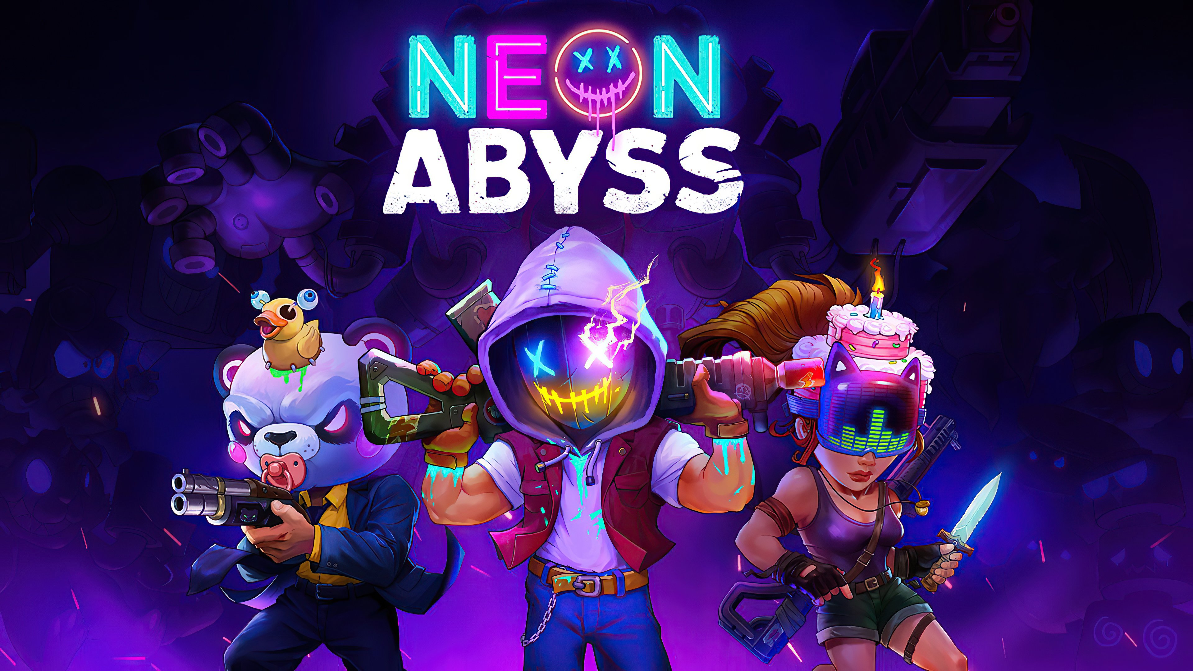 Neon Abyss Game Wallpaper 4k Ultra HD ID:6327