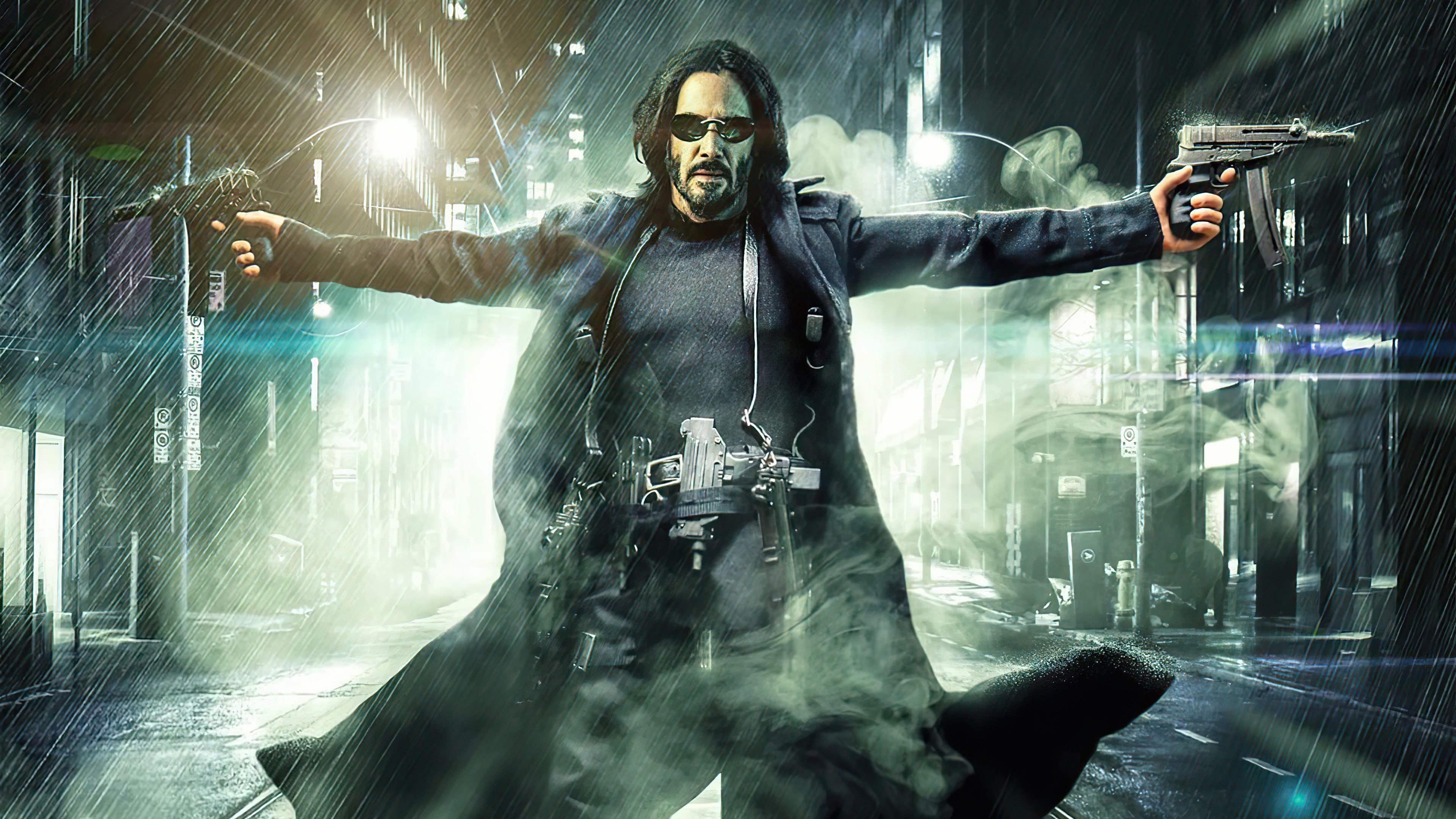 Wallpaper Keanu Reeves in Matrix Resurrections