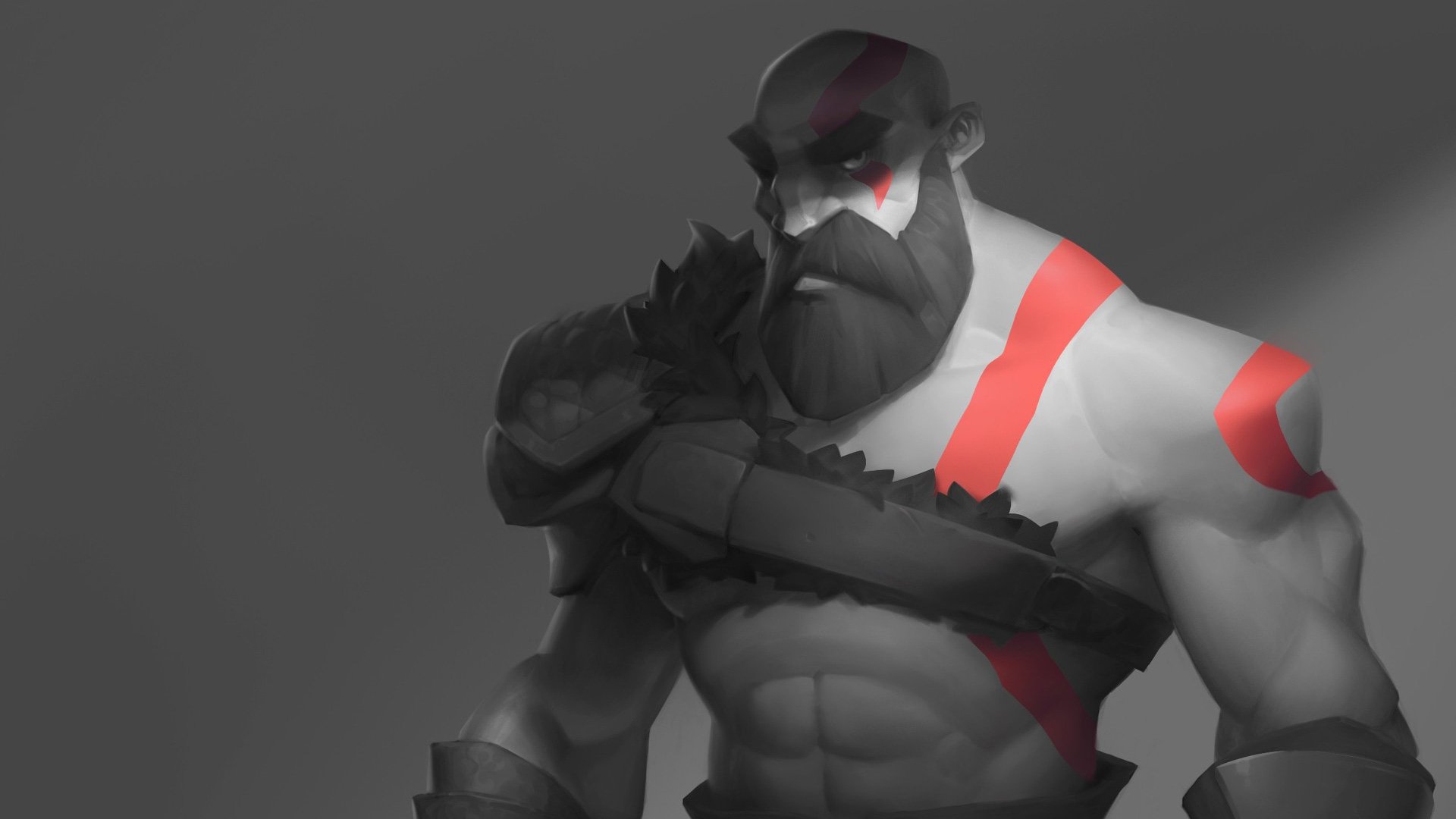 Fondos de pantalla Kratos FanArt de God of War