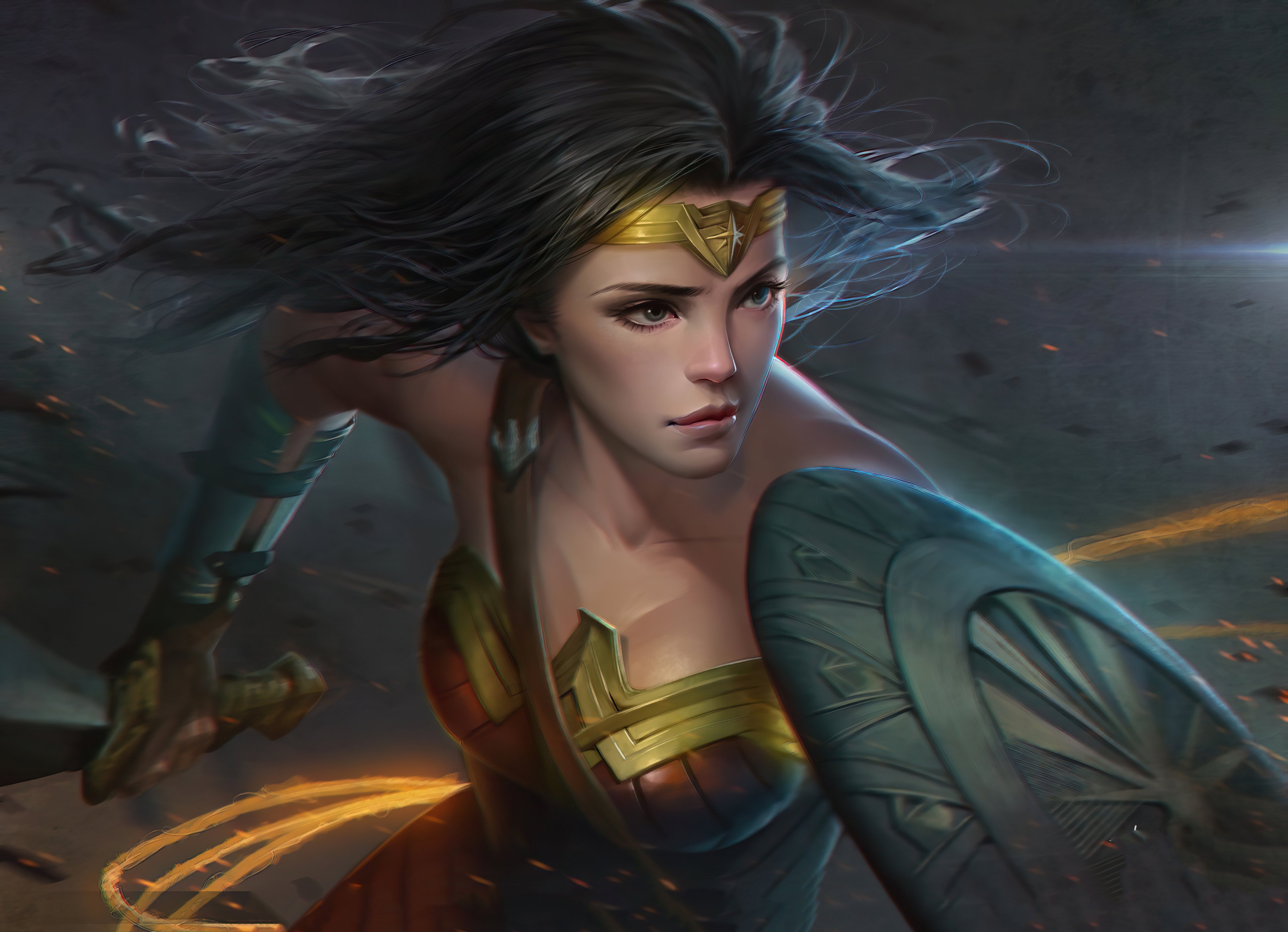 Wallpaper Wonder Woman Art 2020