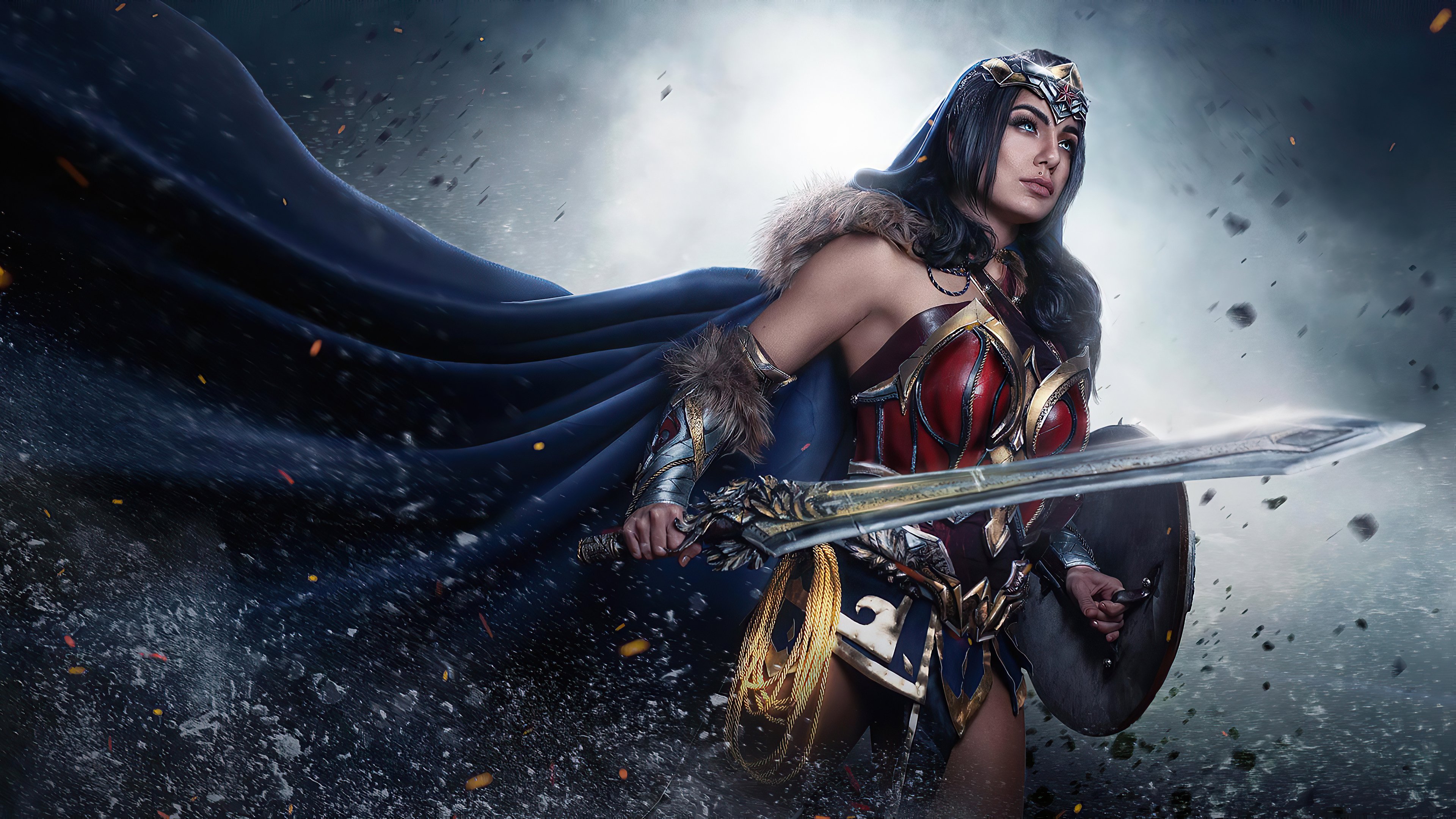 Wallpaper Wonder Woman with arms