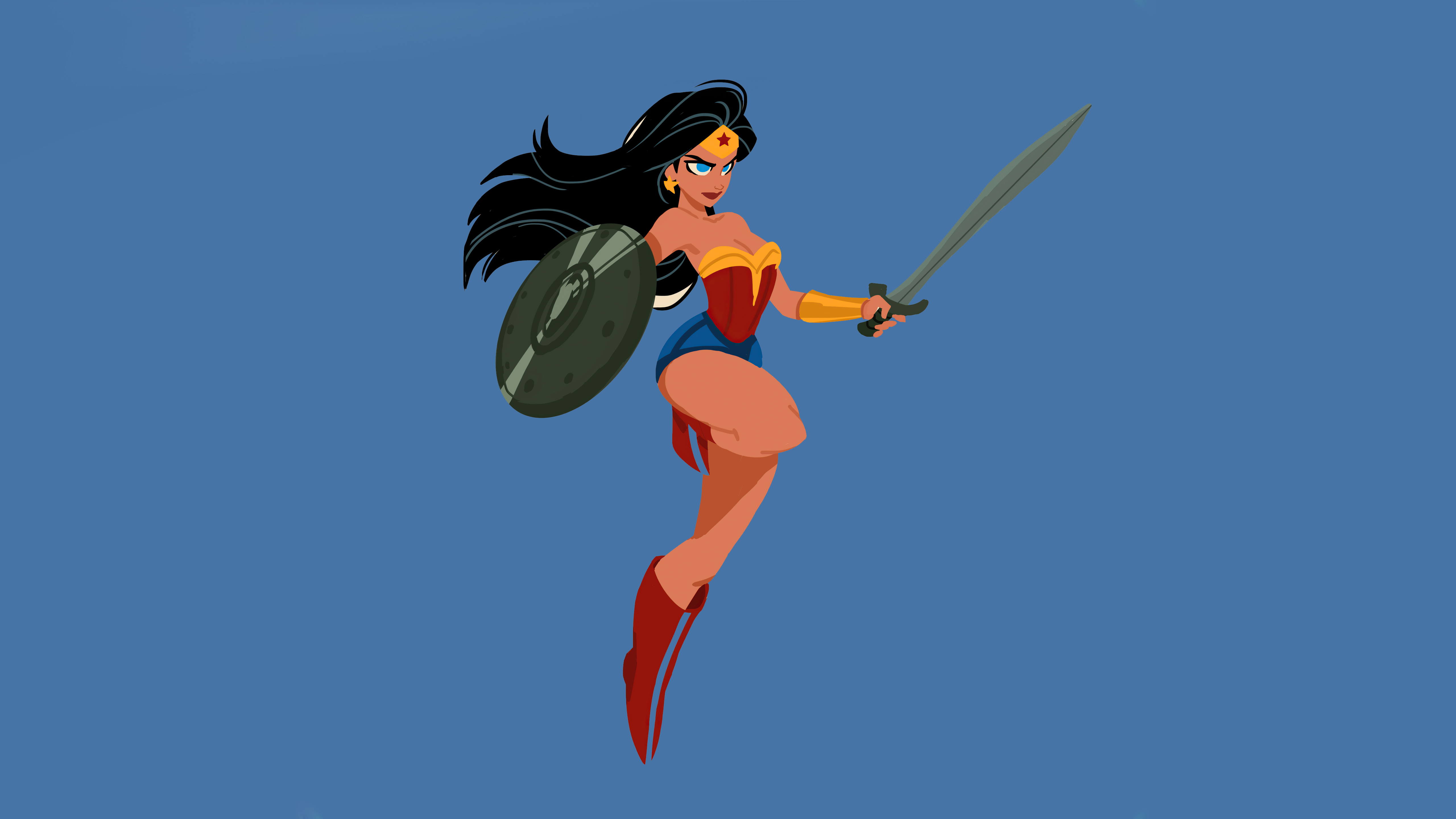 Wallpaper Wonder Woman Minimal